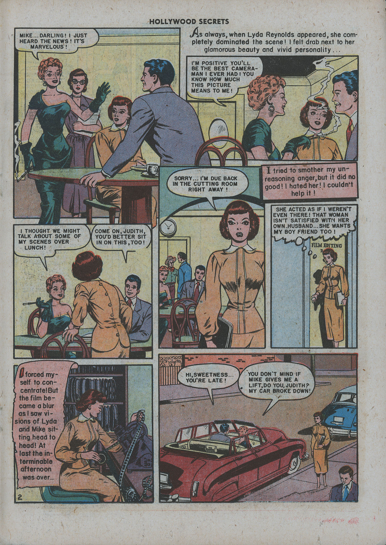 Read online Hollywood Secrets comic -  Issue #3 - 19