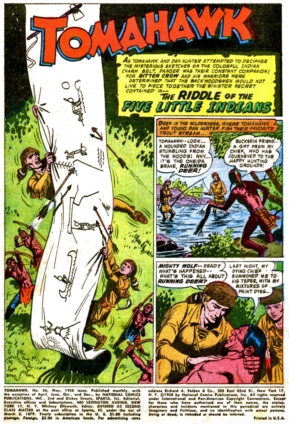 Read online Tomahawk comic -  Issue #56 - 3