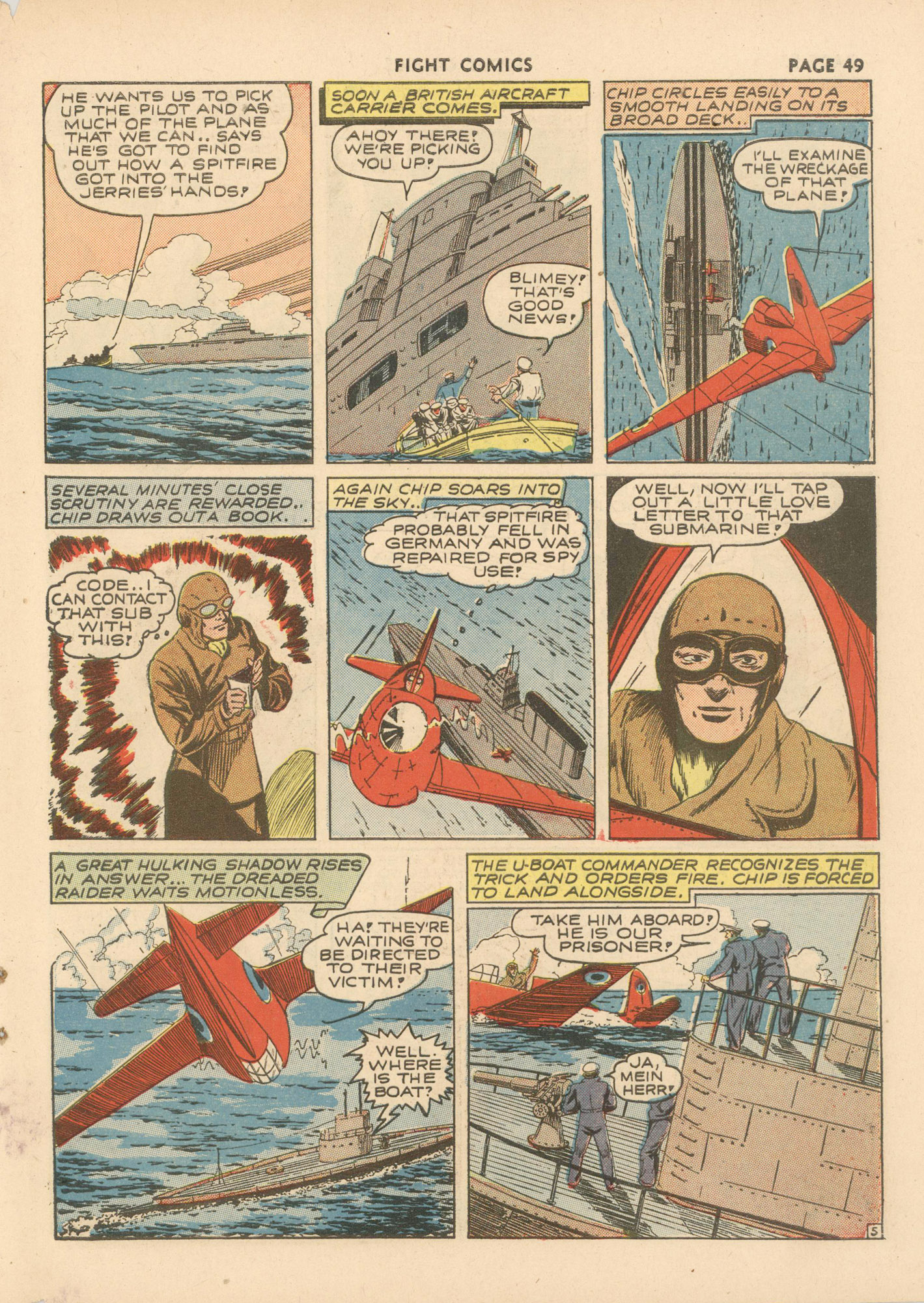 Read online Fight Comics comic -  Issue #16 - 52