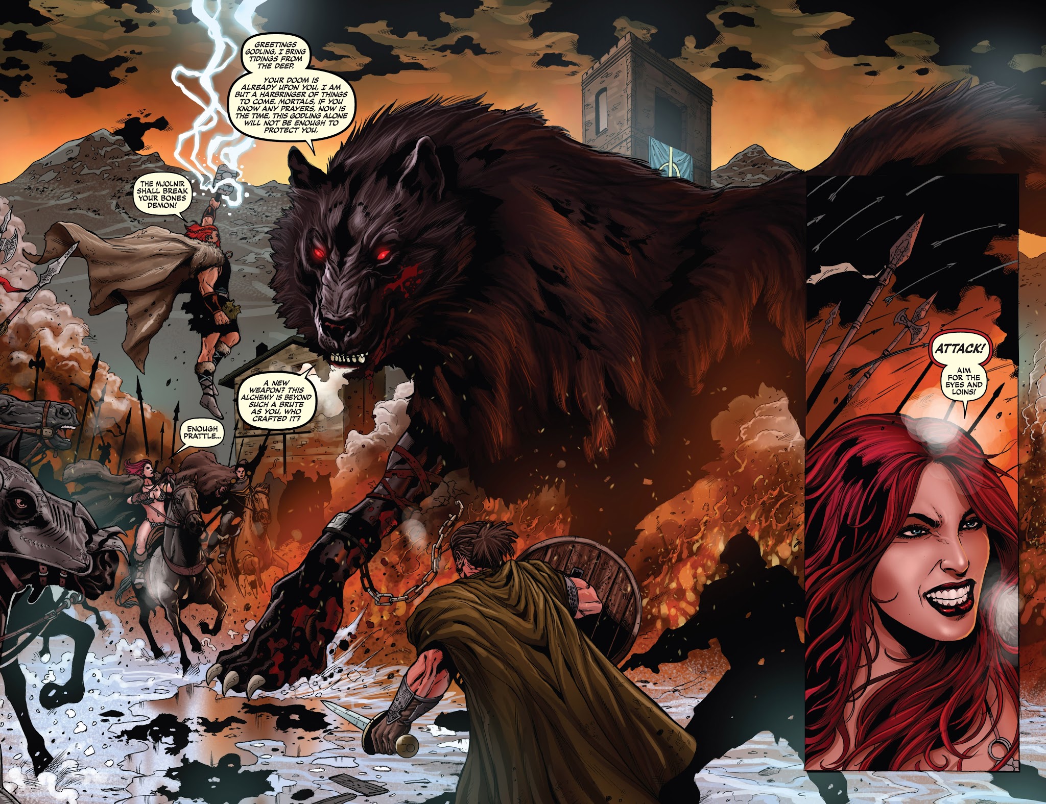 Read online Red Sonja: Revenge of the Gods comic -  Issue #4 - 8