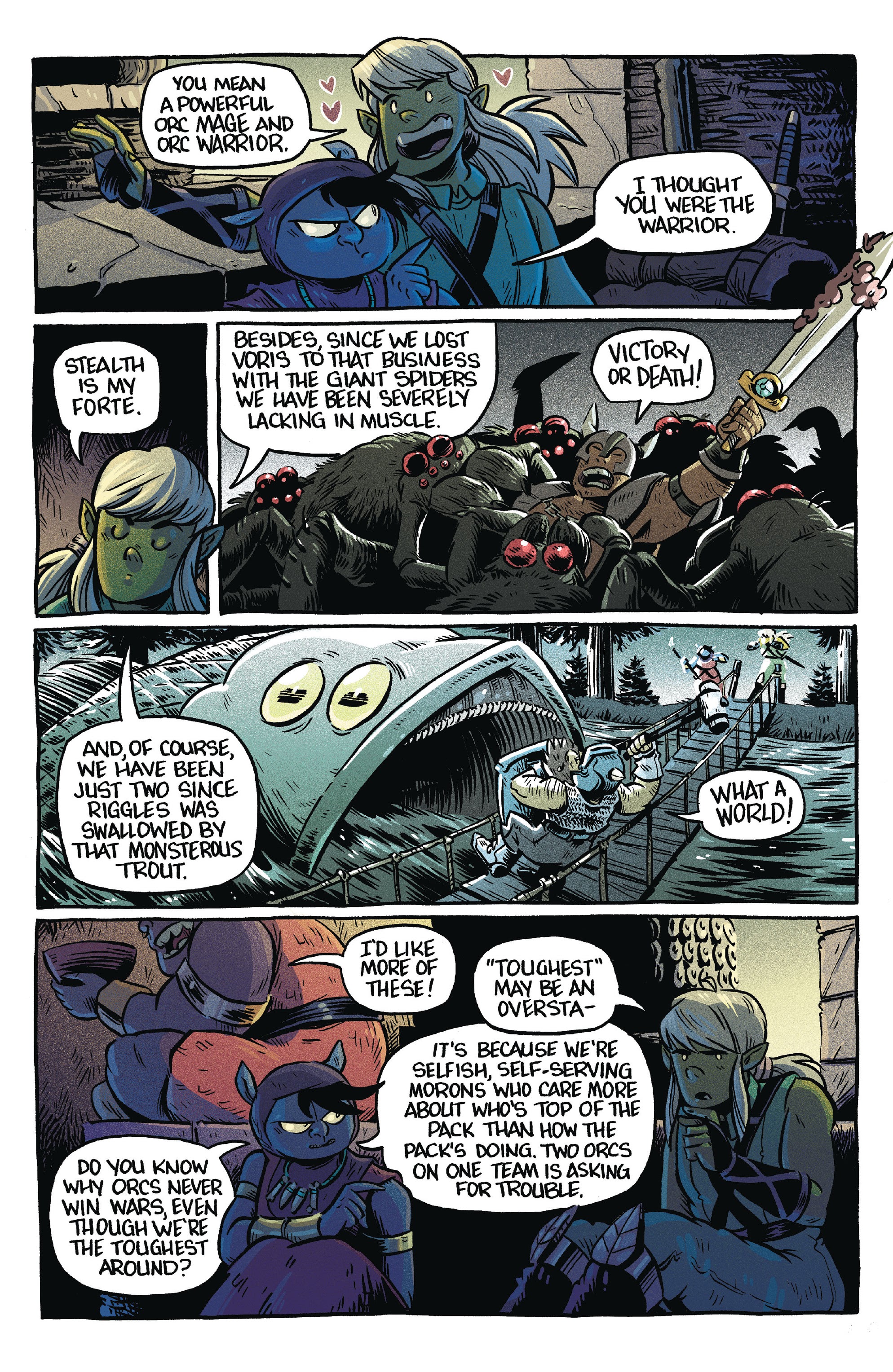 Read online ORCS! comic -  Issue #2 - 39