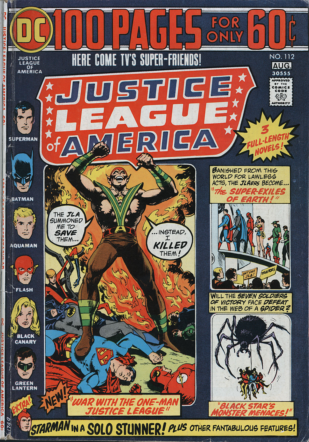 Read online Justice League of America (1960) comic -  Issue #112 - 1