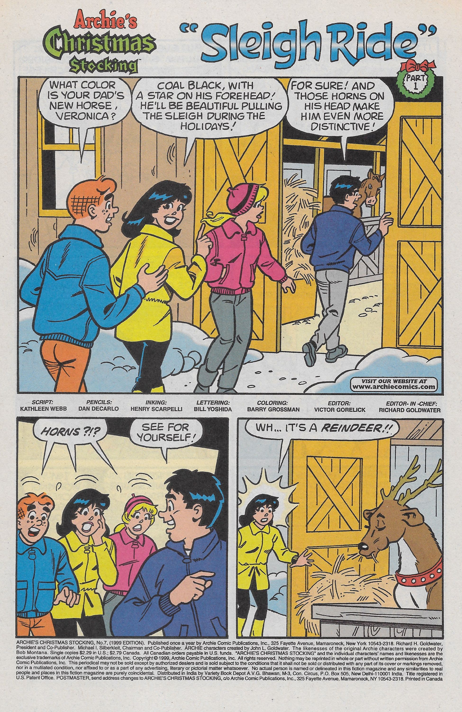 Read online Archie's Christmas Stocking comic -  Issue #7 - 3