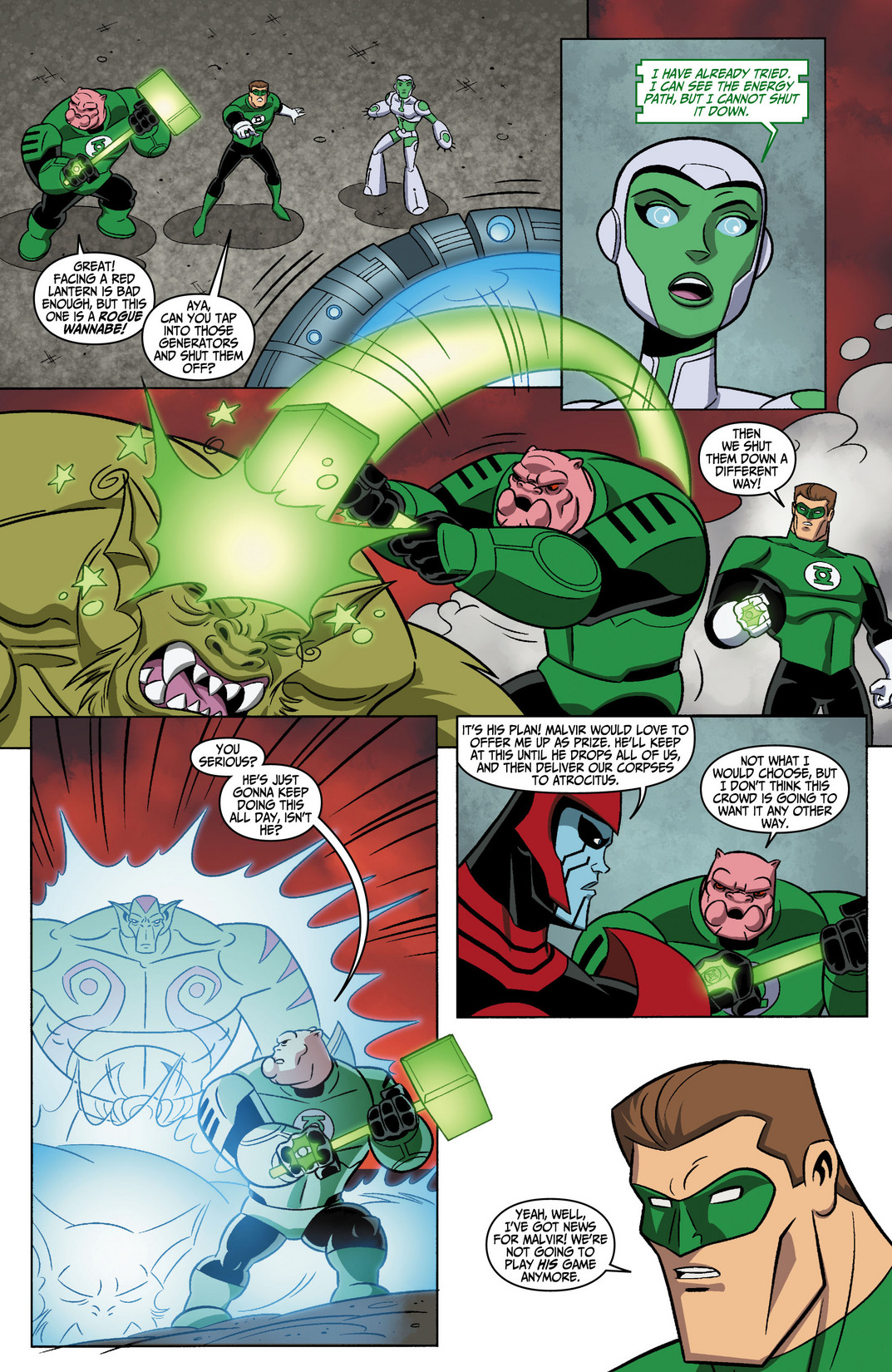 Read online Green Lantern: The Animated Series comic -  Issue #5 - 12