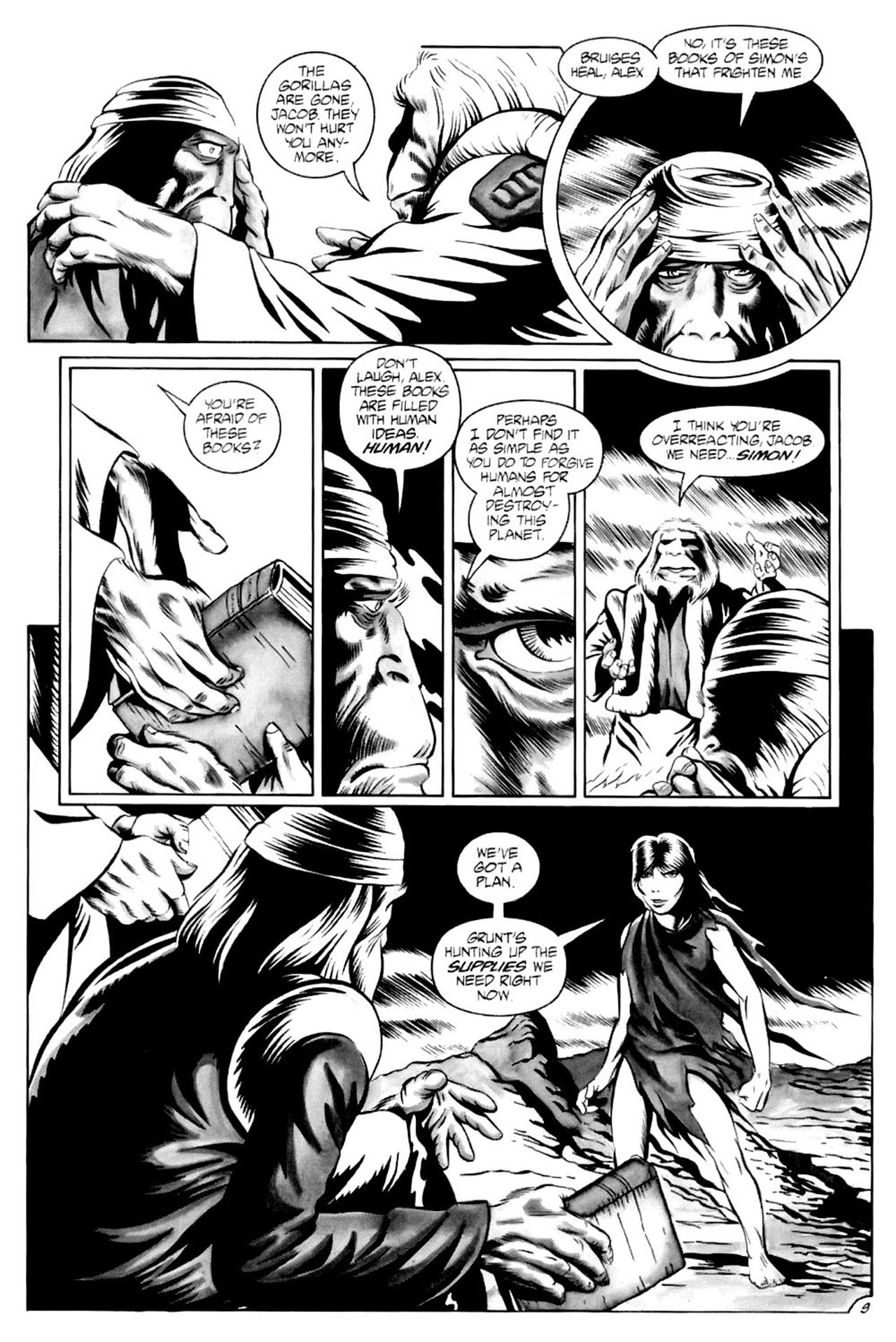 Read online Planet of the Apes (1990) comic -  Issue #4 - 11
