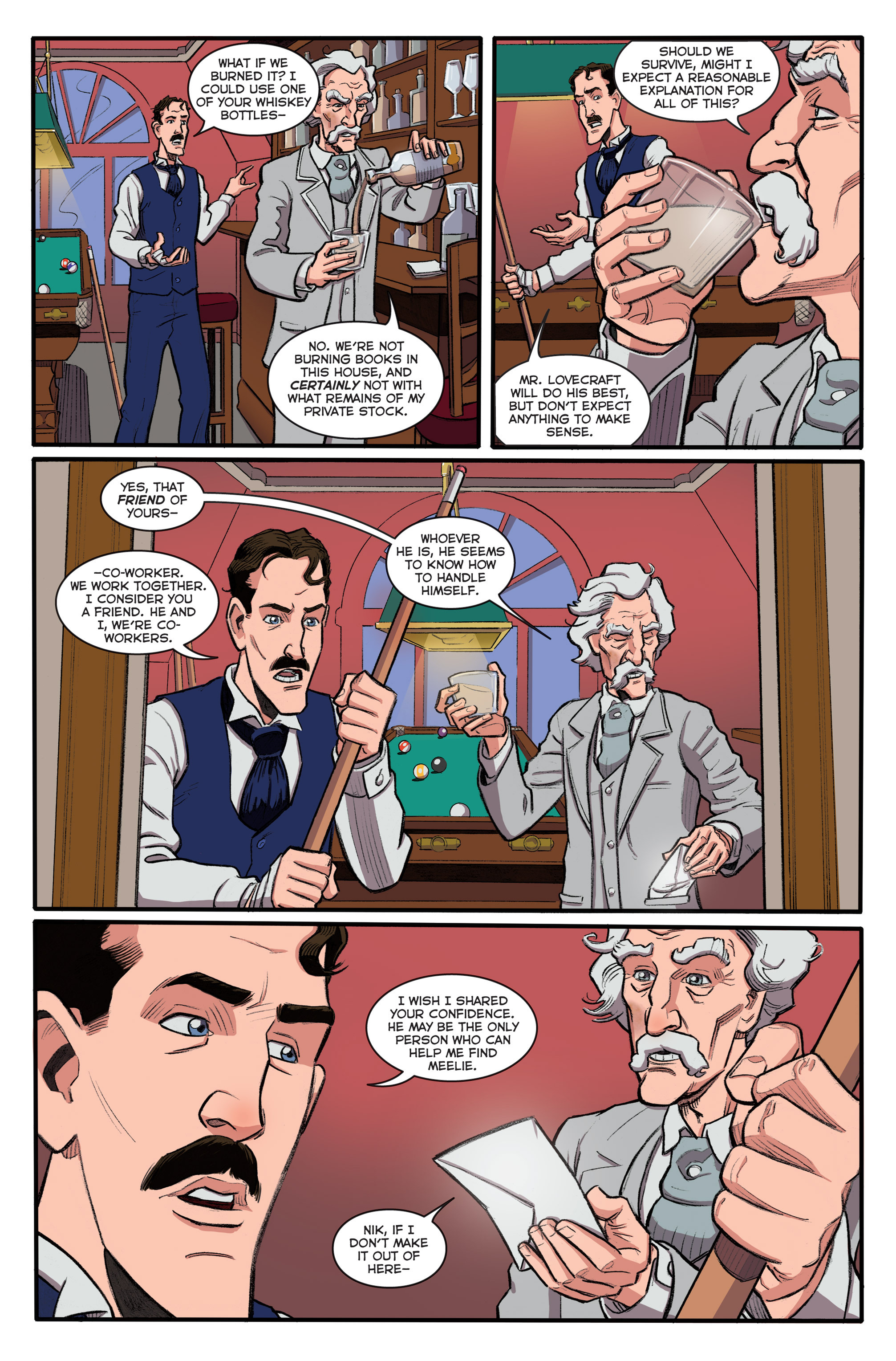 Read online Herald: Lovecraft and Tesla comic -  Issue #5 - 18