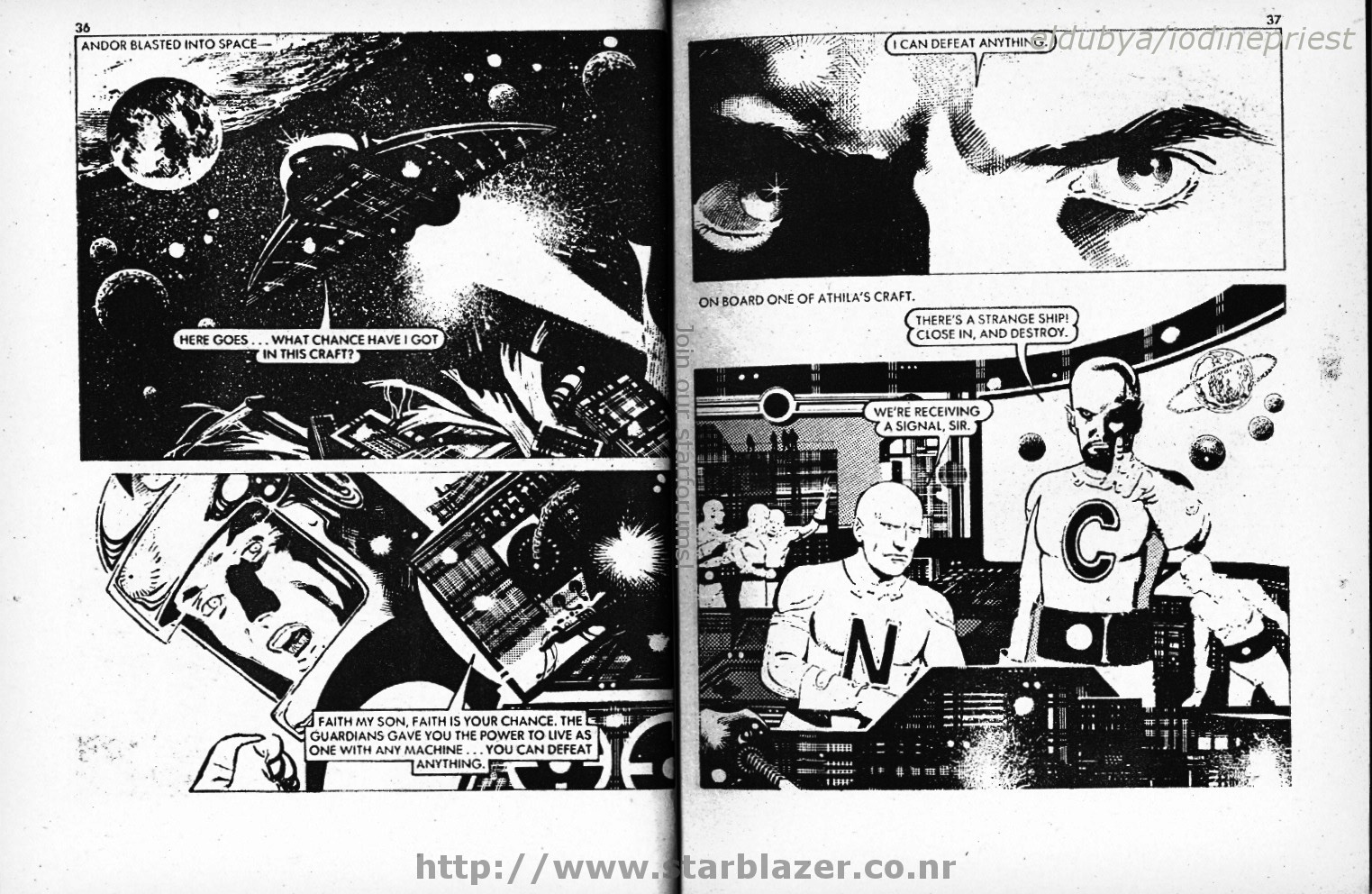 Read online Starblazer comic -  Issue #67 - 20