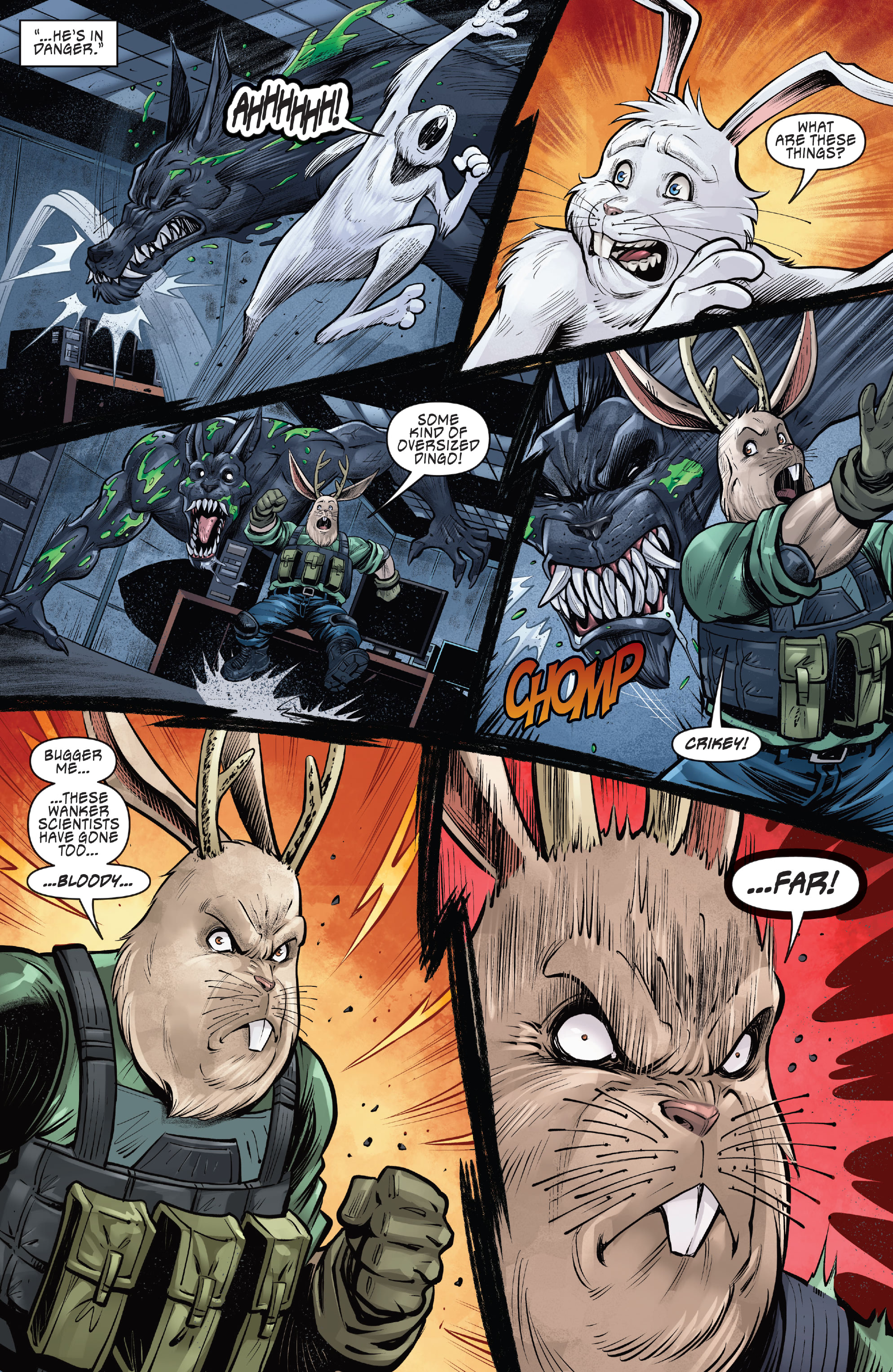 Read online Man Goat & the Bunnyman: Green Eggs & Blam comic -  Issue #2 - 7