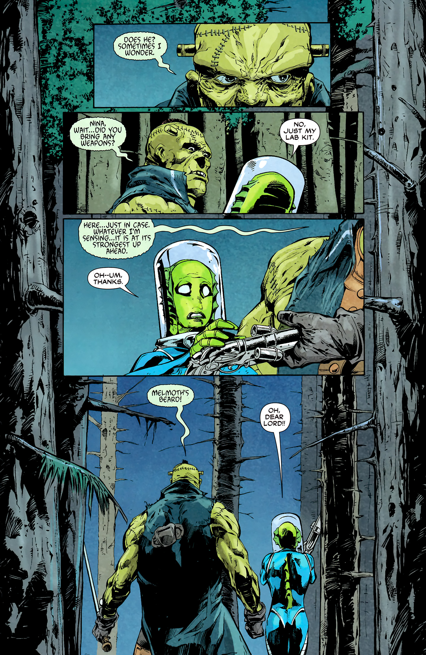 Read online Frankenstein, Agent of S.H.A.D.E. comic -  Issue #9 - 6