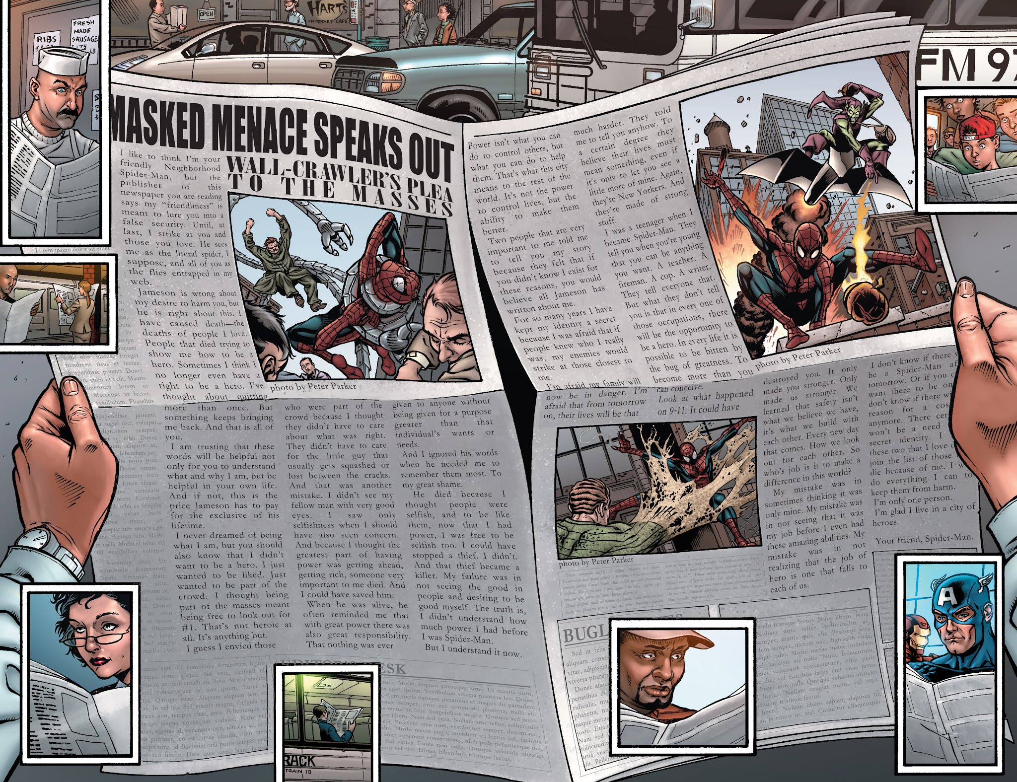 Read online Spider-Man Special: Black and Blue and Read All Over comic -  Issue # Full - 13