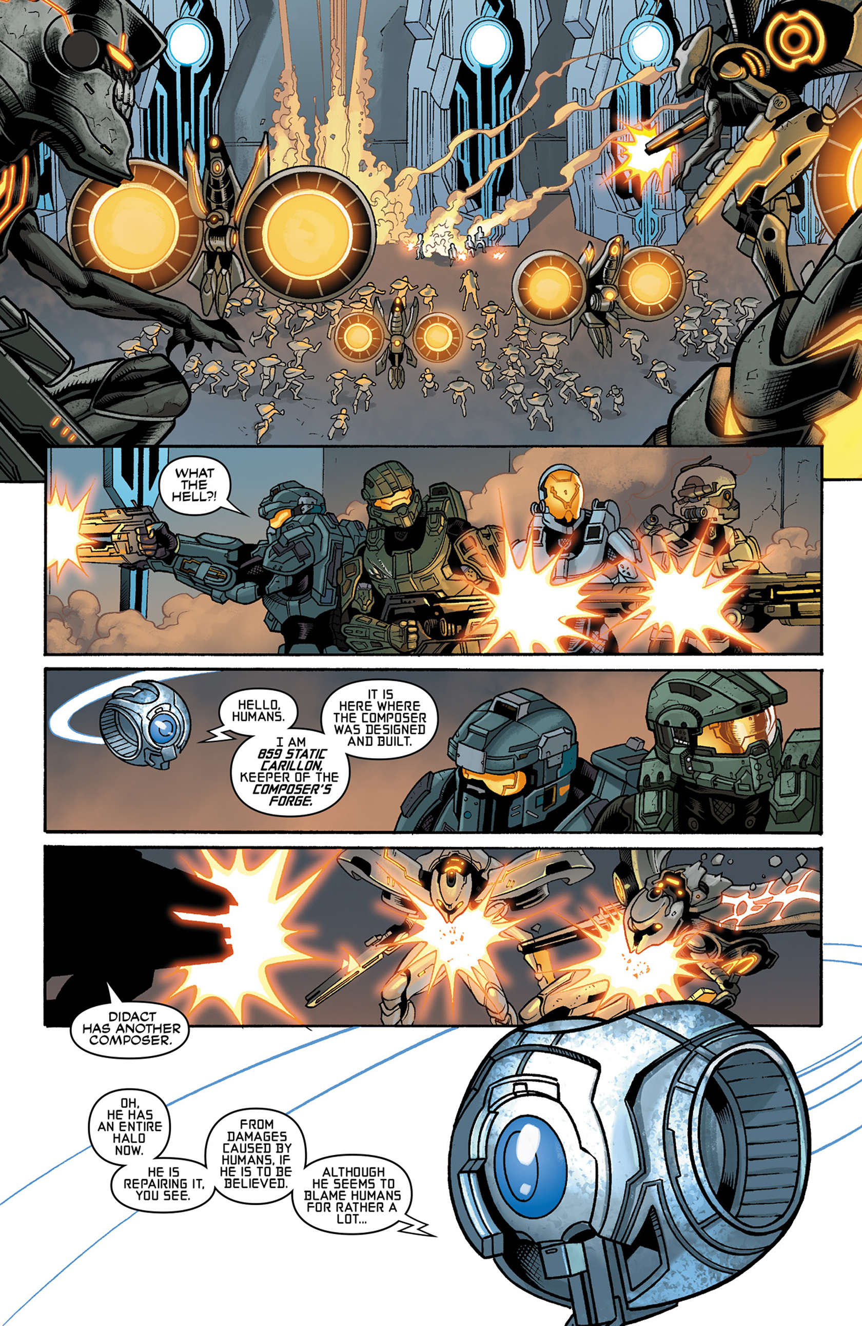 Read online Halo: Escalation comic -  Issue #9 - 16