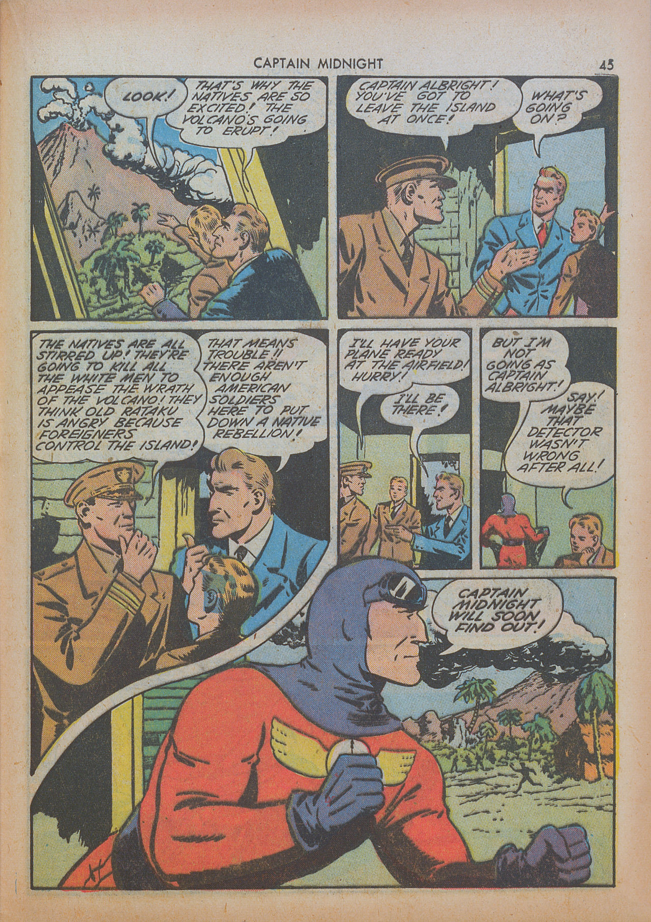 Read online Captain Midnight (1942) comic -  Issue #8 - 45