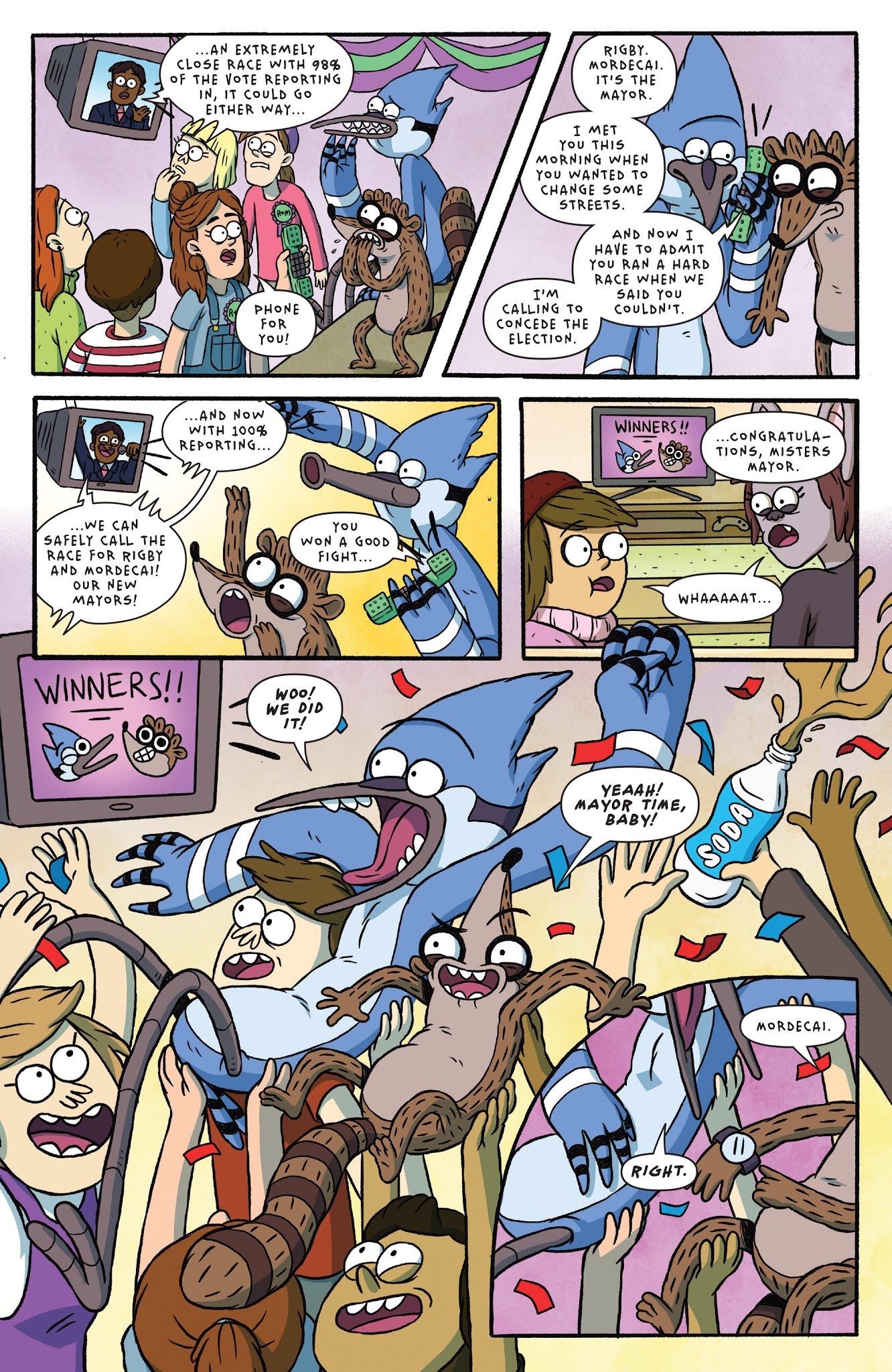 Read online Regular Show: 25 Years Later comic -  Issue #2 - 16
