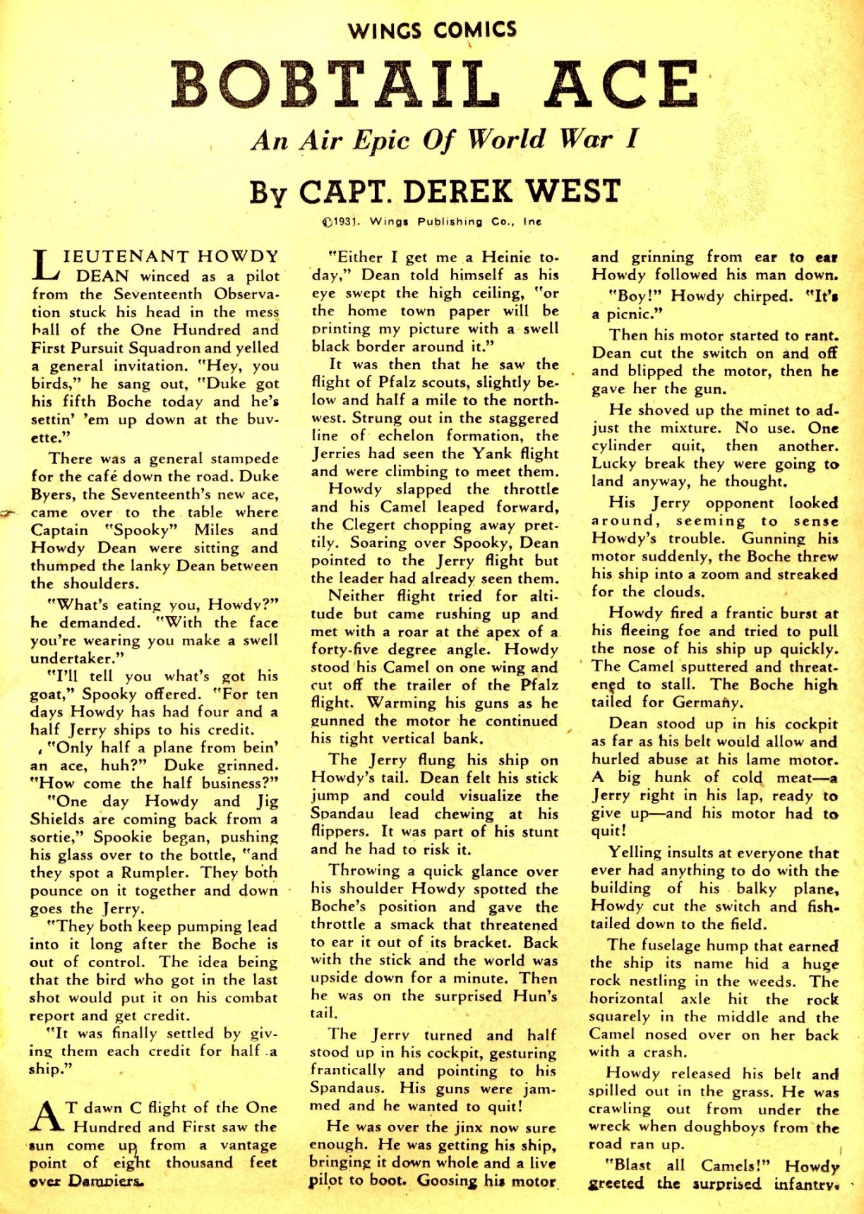 Read online Wings Comics comic -  Issue #39 - 43