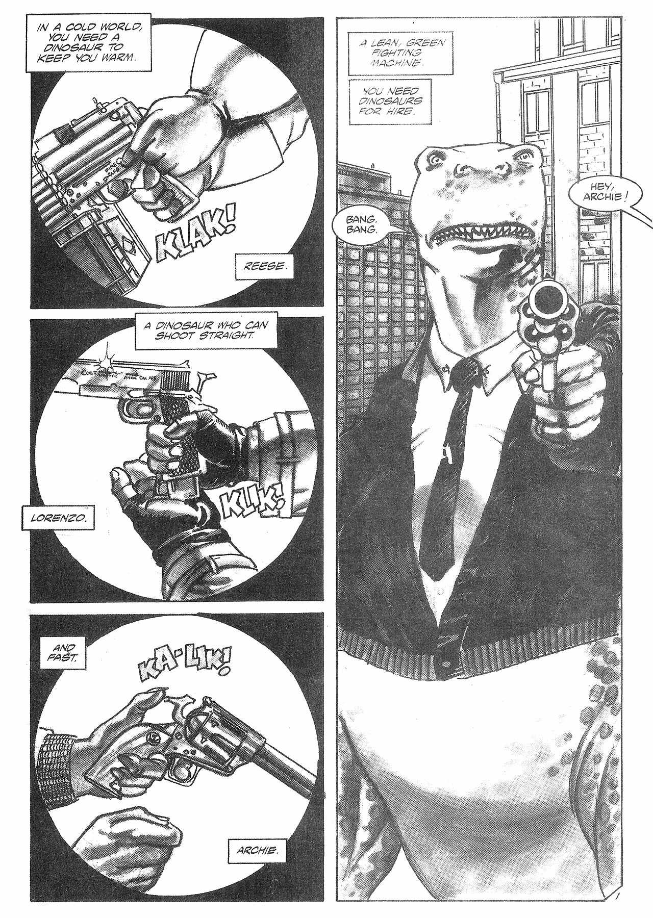 Read online Dinosaurs For Hire (1988) comic -  Issue #5 - 3