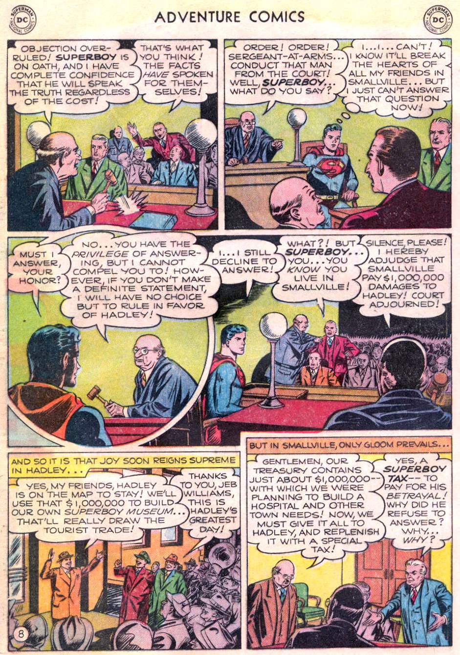 Read online Adventure Comics (1938) comic -  Issue #166 - 9