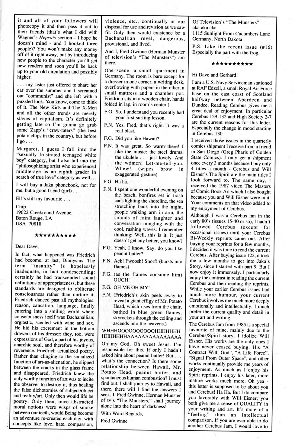 Read online Cerebus comic -  Issue #137 - 25