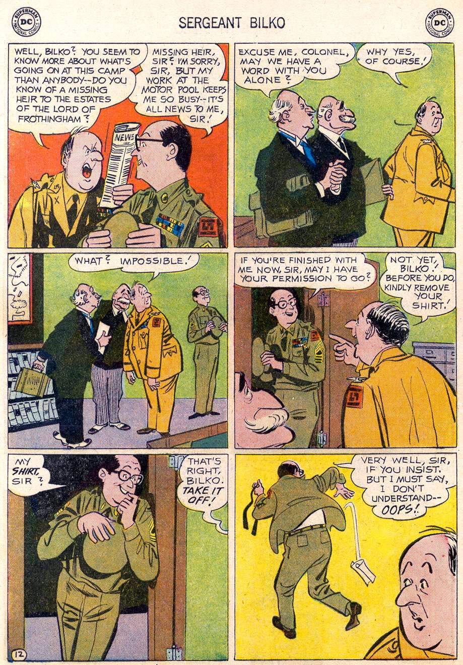 Read online Sergeant Bilko comic -  Issue #17 - 16