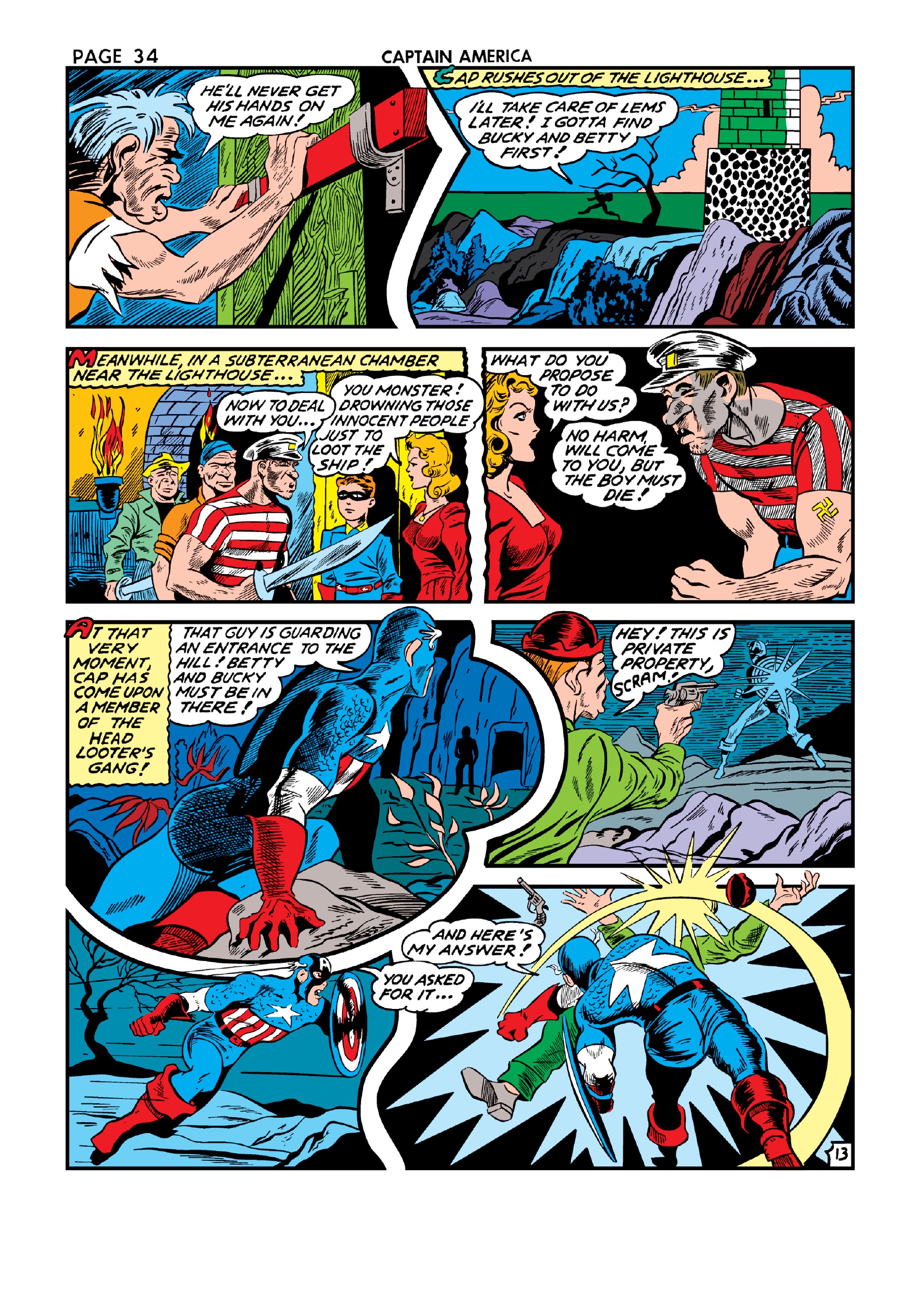Read online Marvel Masterworks: Golden Age Captain America comic -  Issue # TPB 4 (Part 1) - 43