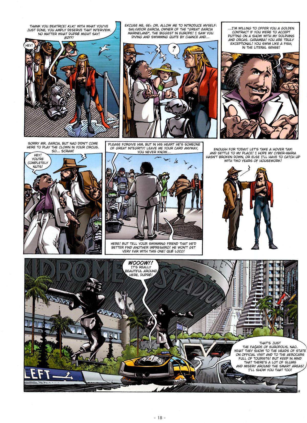 Read online Aquablue comic -  Issue #2 - 19