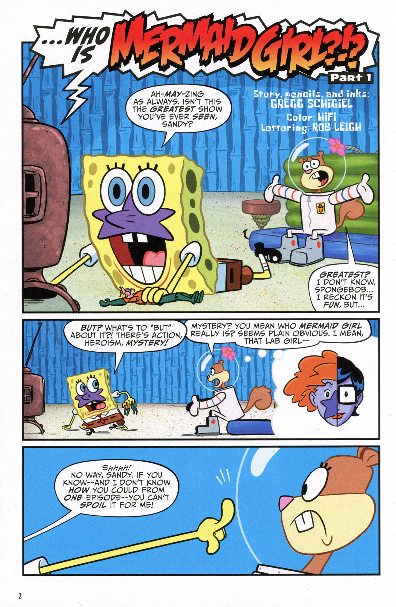 Read online SpongeBob Comics comic -  Issue #63 - 4