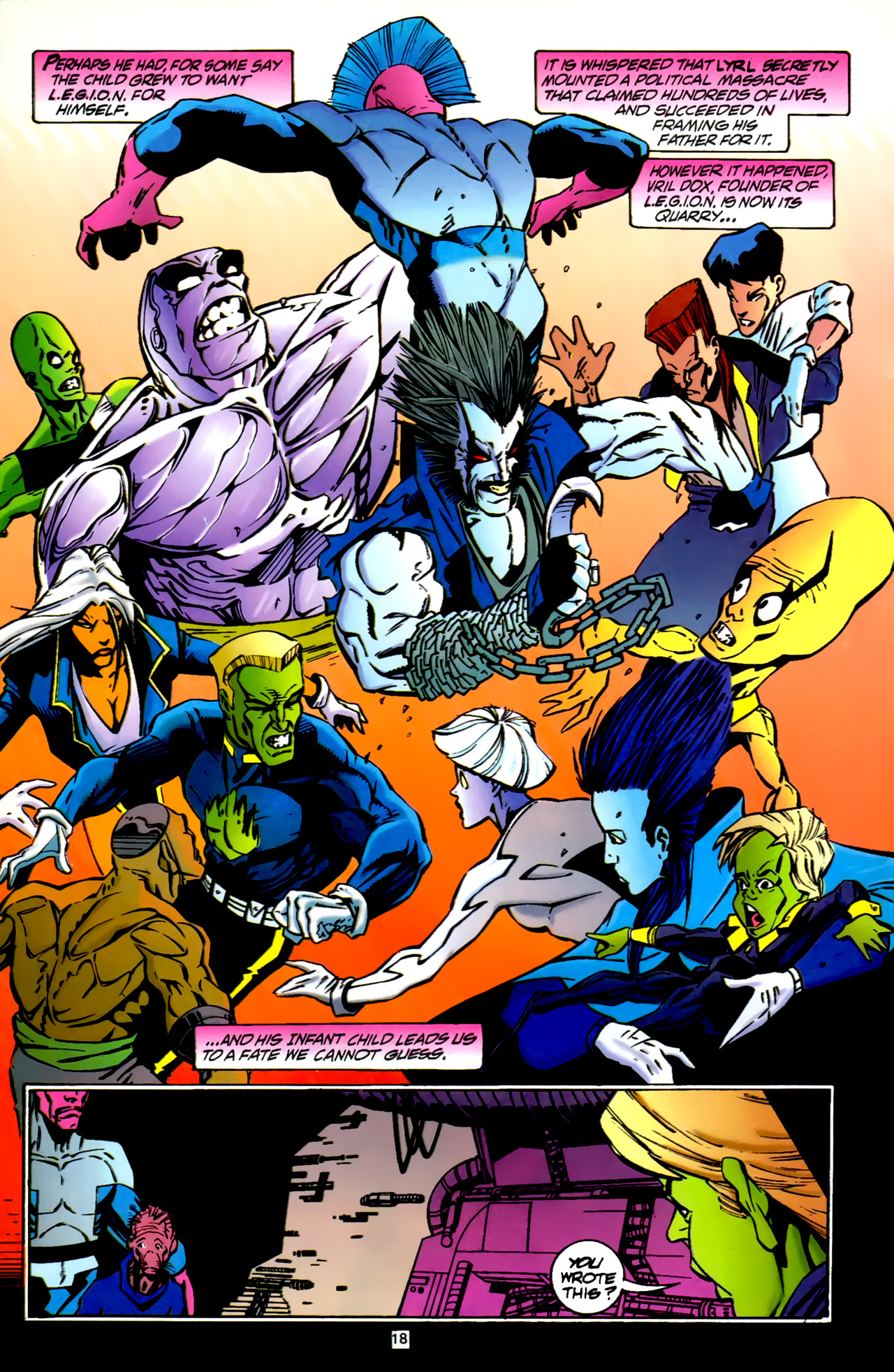 Read online R.E.B.E.L.S. '94 comic -  Issue #0 - 18