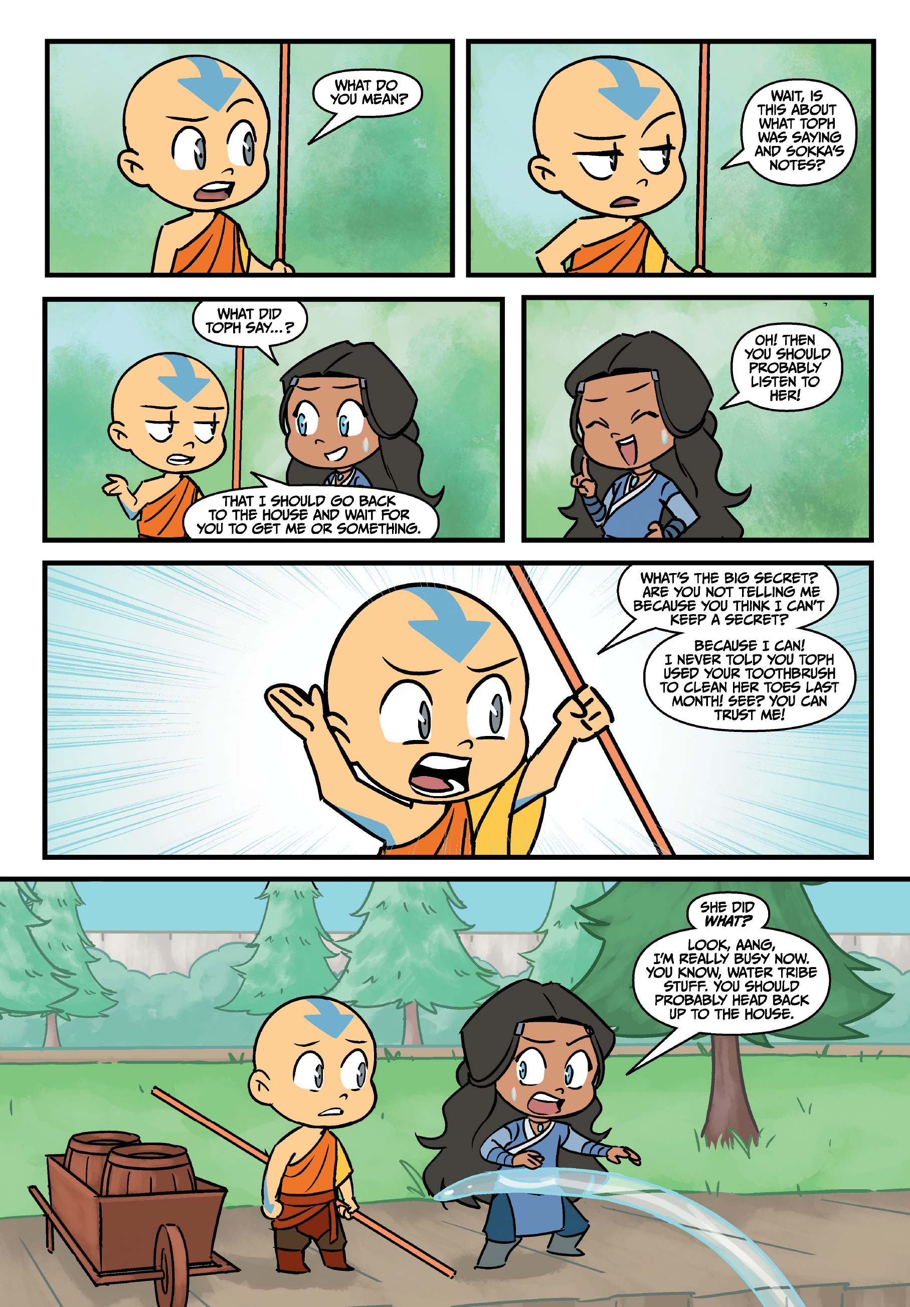 Read online Avatar: The Last Airbender Chibis - Aang's Unfreezing Day comic -  Issue # Full - 15
