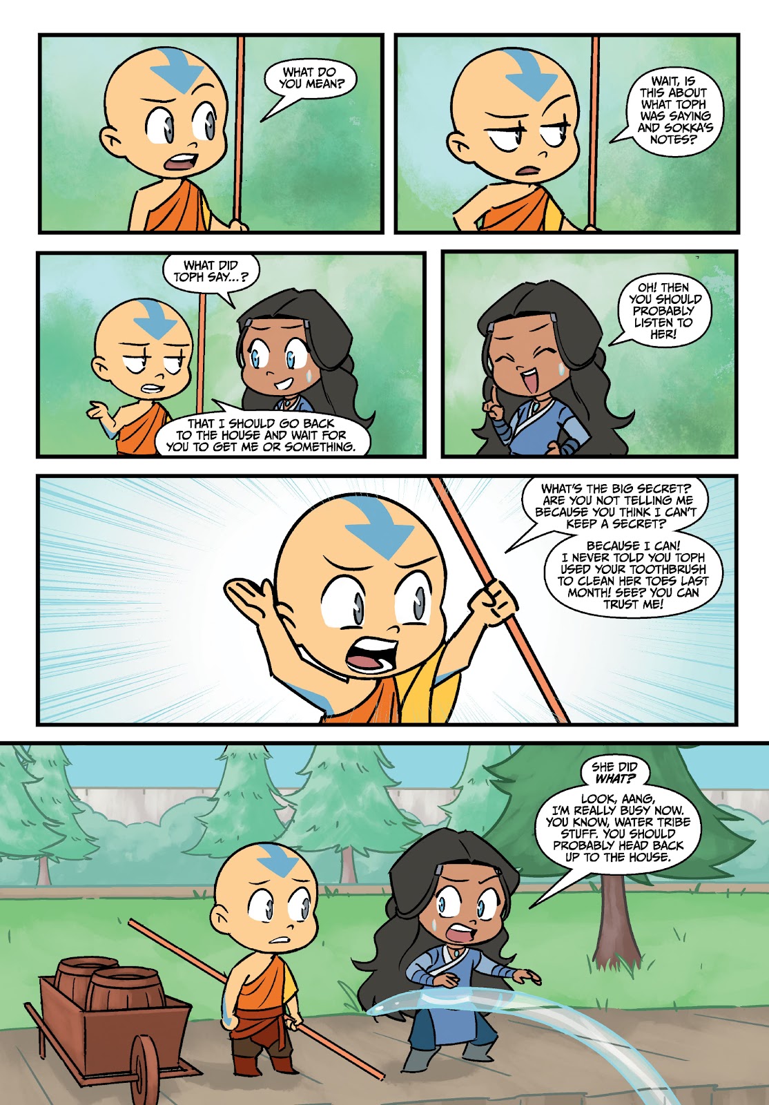 Avatar: The Last Airbender Chibis - Aang's Unfreezing Day issue Full - Page 15