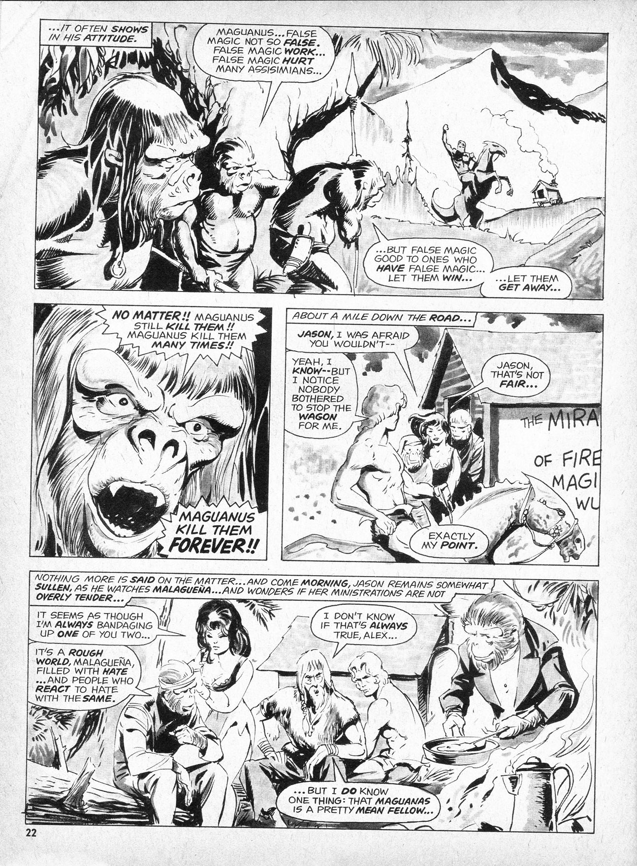 Read online Planet of the Apes comic -  Issue #14 - 22