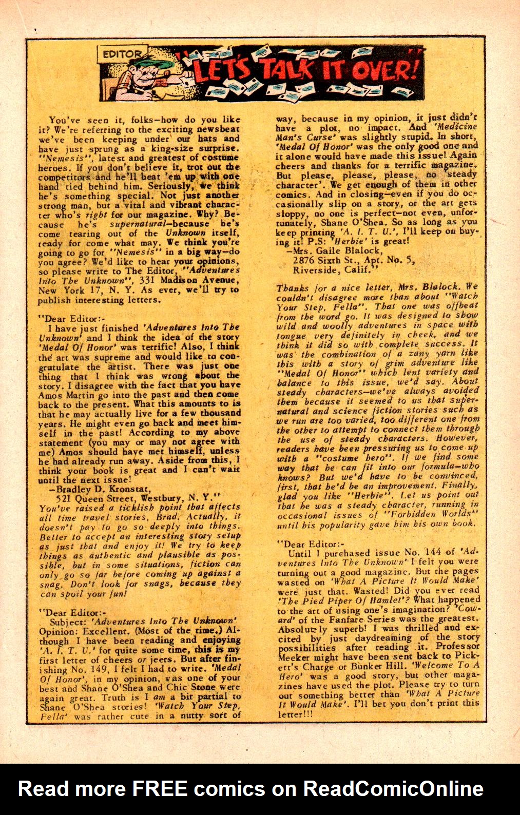 Read online Adventures Into The Unknown comic -  Issue #154 - 19