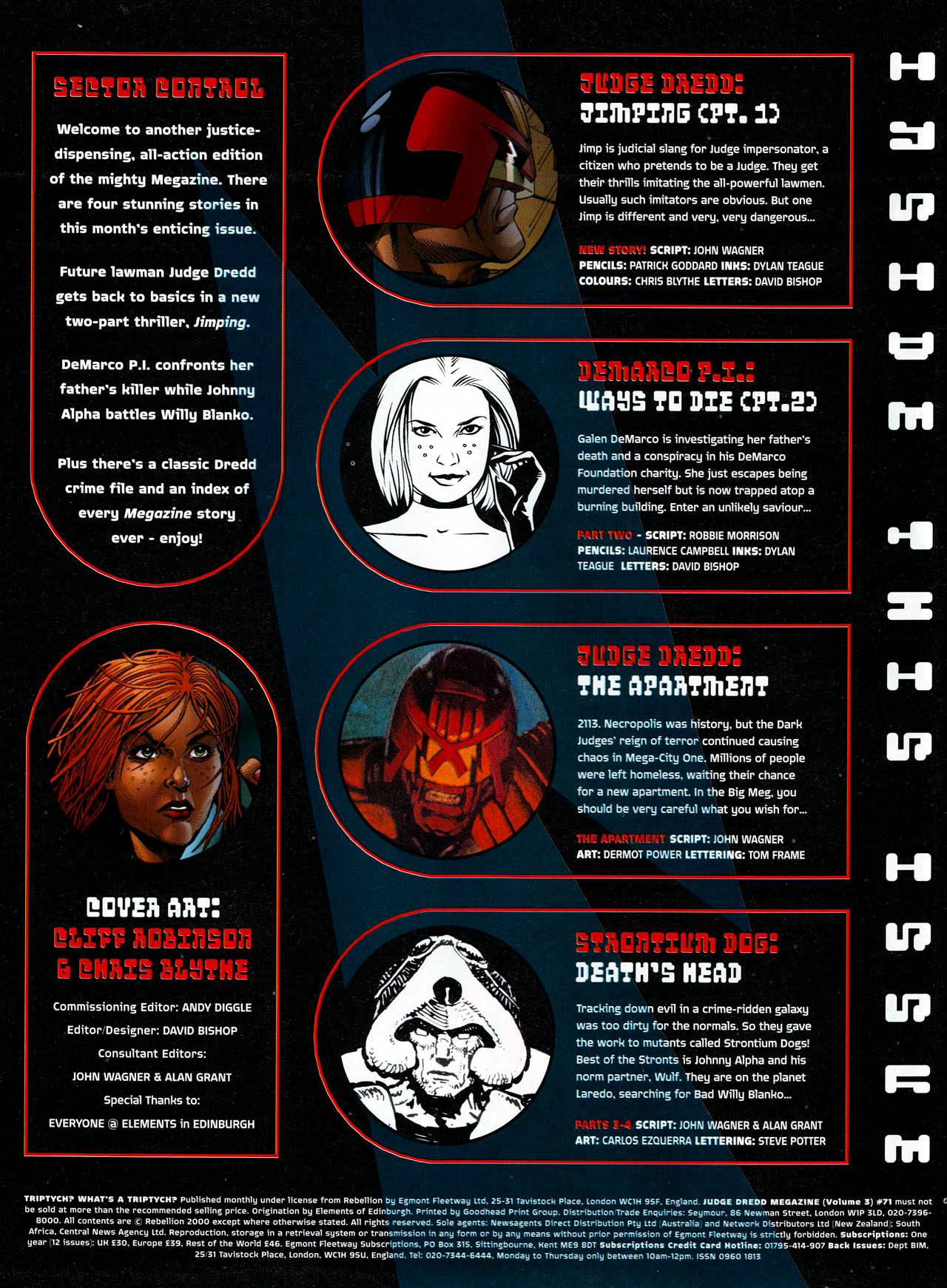 Read online Judge Dredd Megazine (vol. 3) comic -  Issue #71 - 2