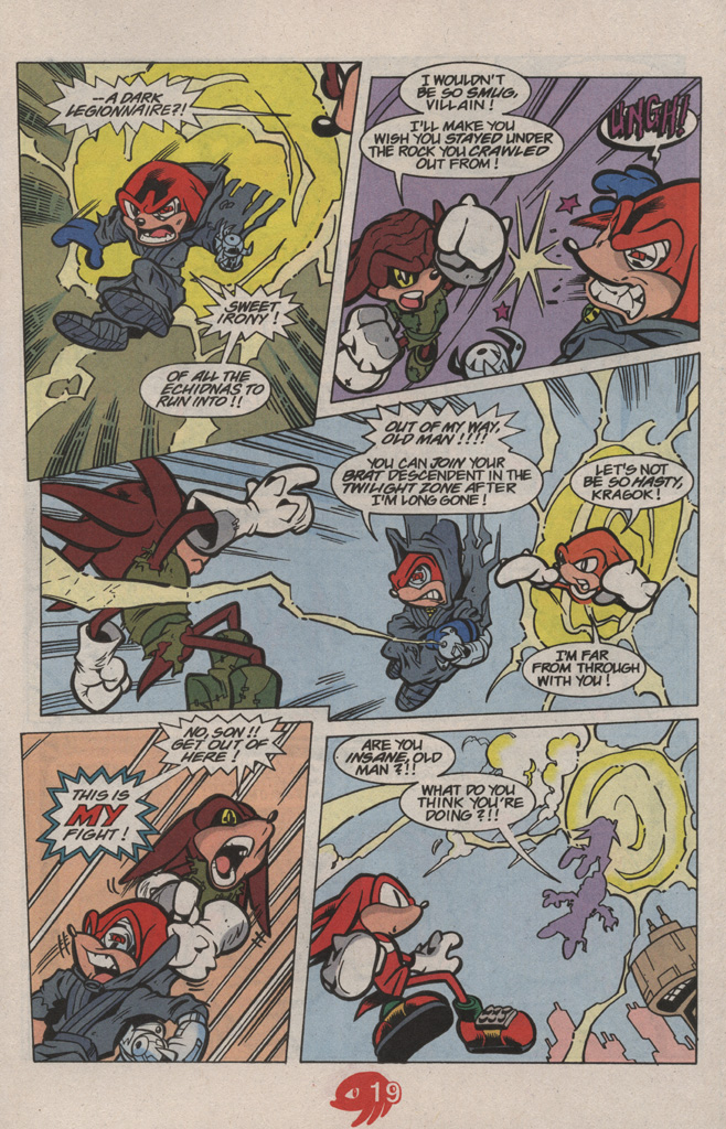 Read online Knuckles the Echidna comic -  Issue #18 - 27