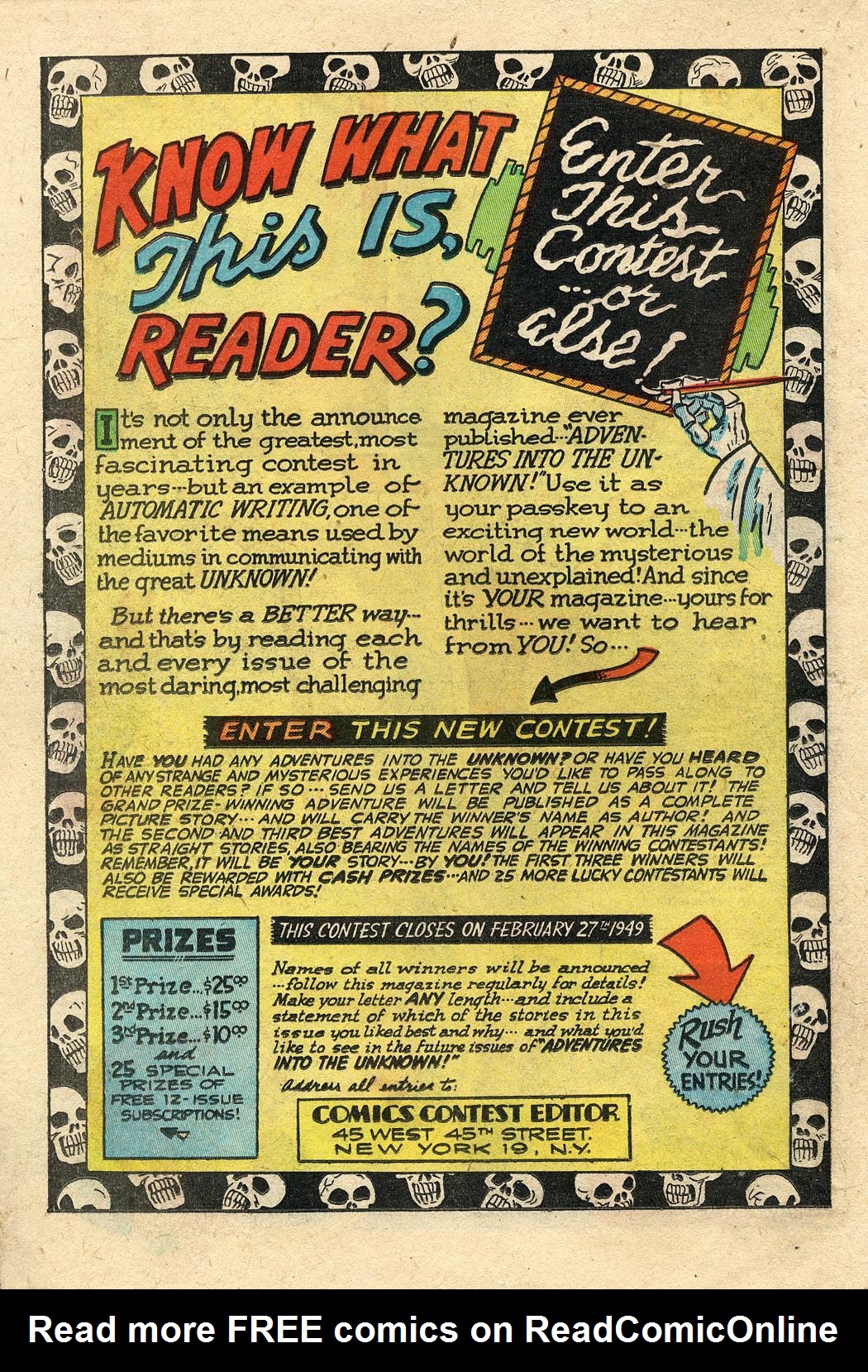 Read online Adventures Into The Unknown comic -  Issue #3 - 30