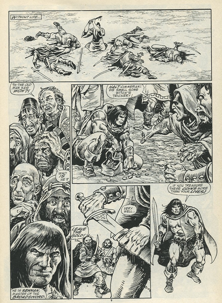 Read online The Savage Sword Of Conan comic -  Issue #184 - 11