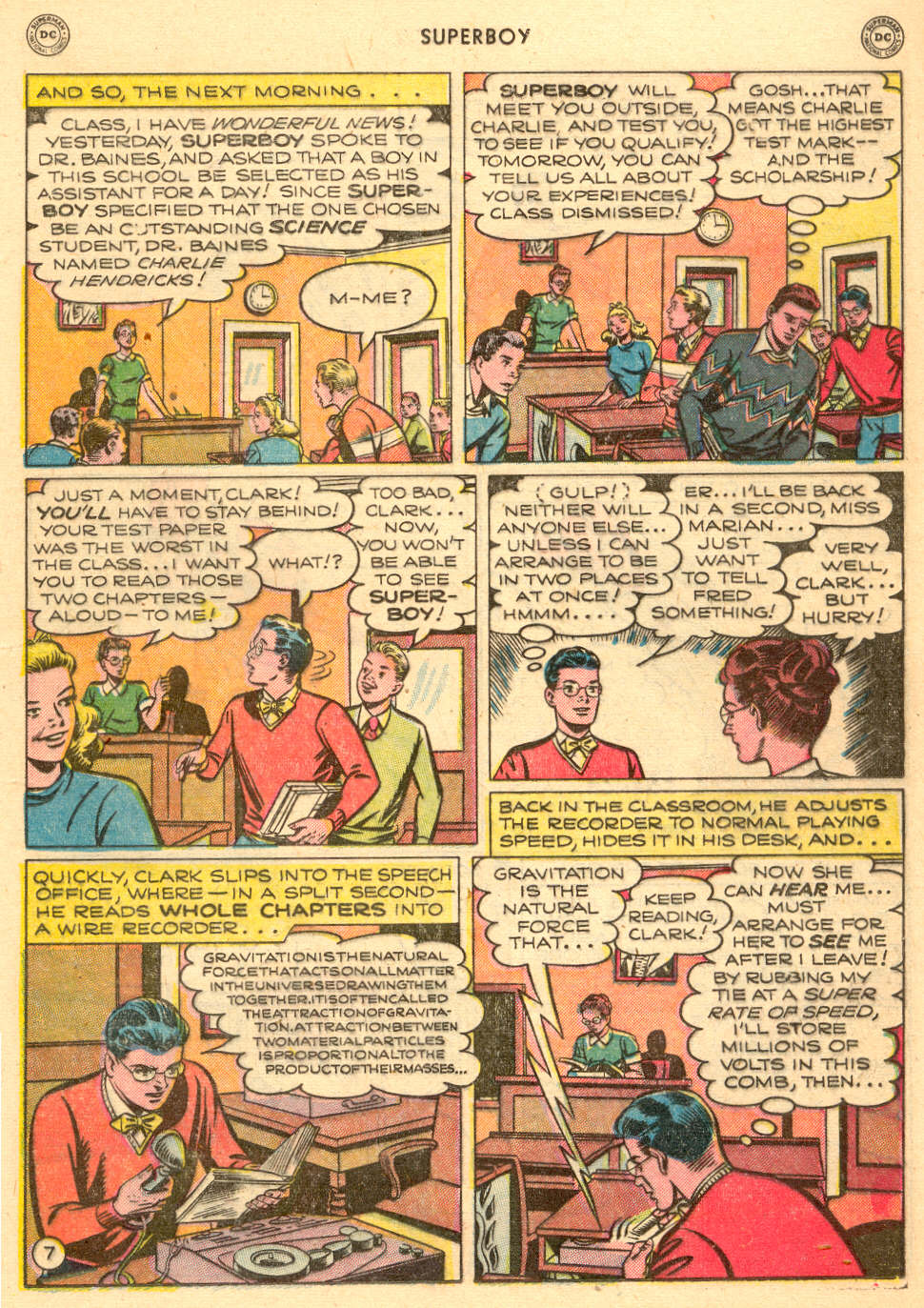 Read online Superboy (1949) comic -  Issue #9 - 21