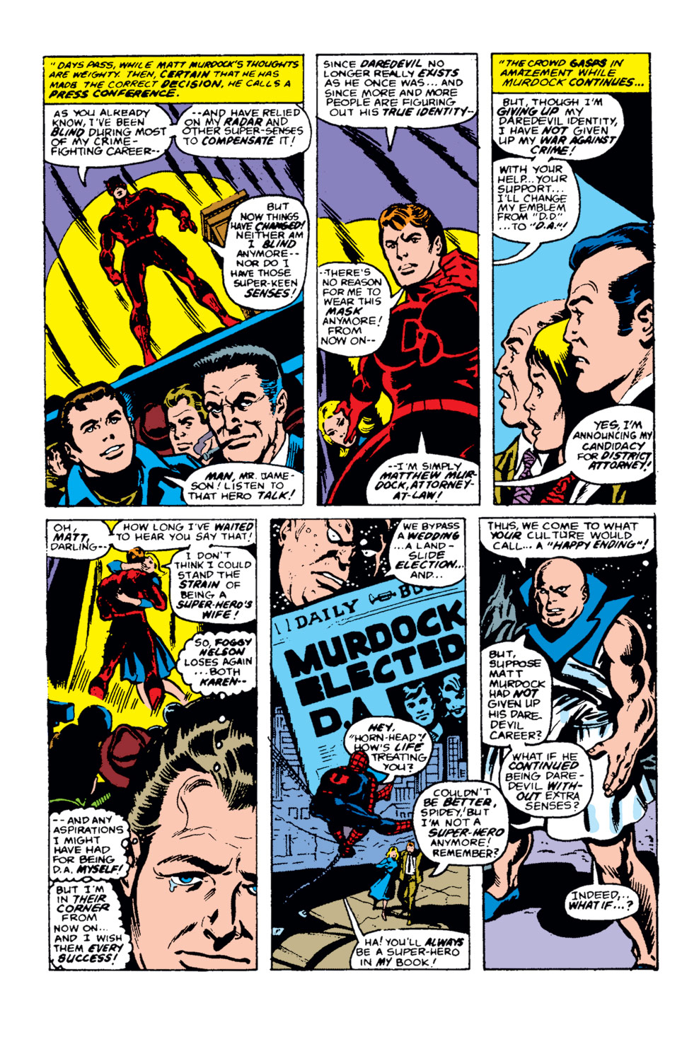 What If? (1977) Issue #8 - The world knew that Daredevil is blind #8 - English 26