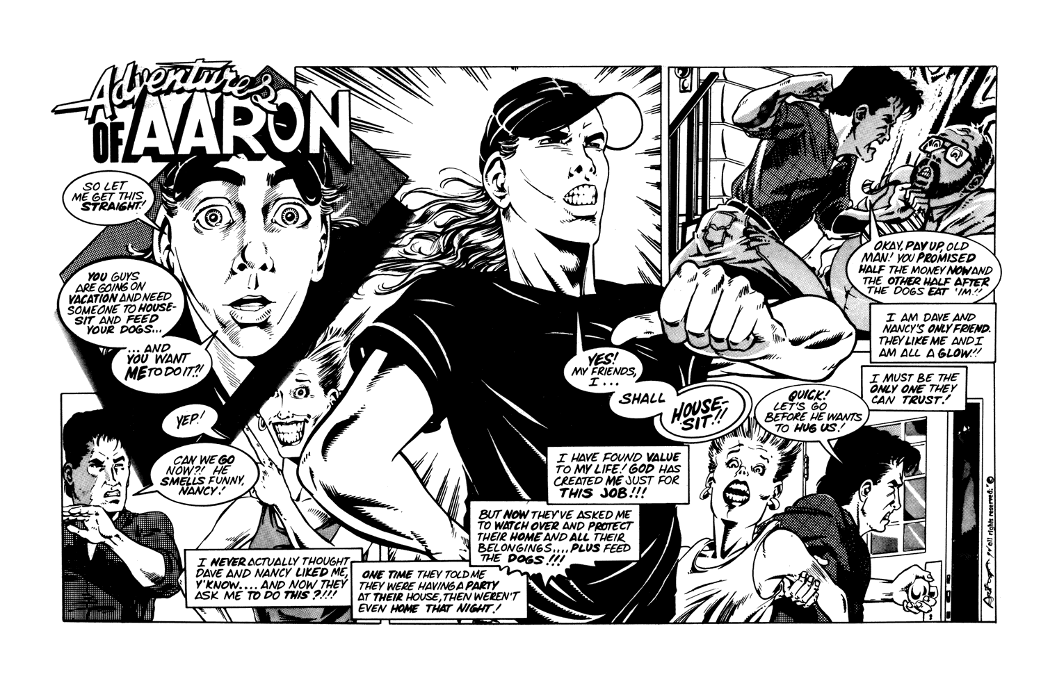 Read online Aaron Strips comic -  Issue #3 - 6