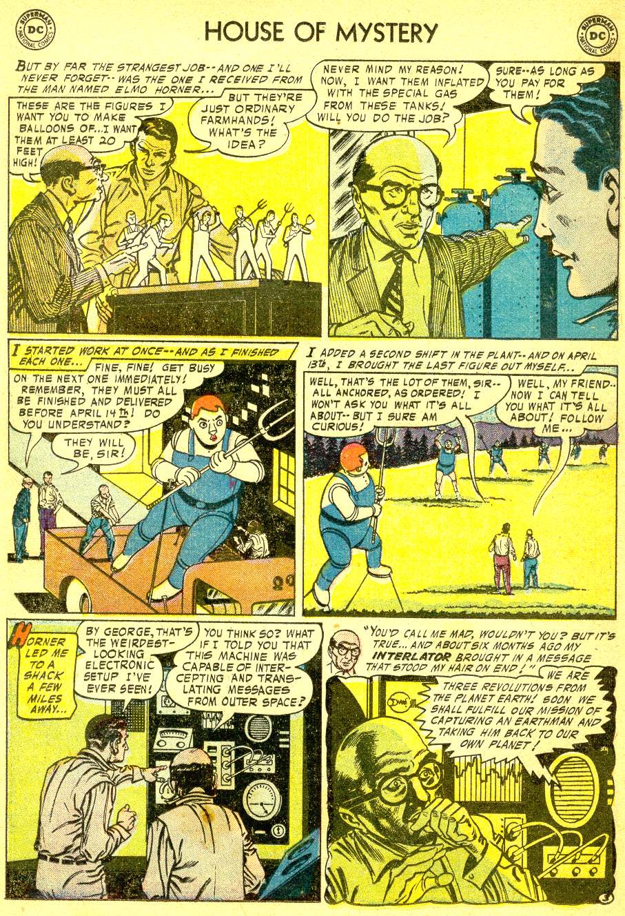 Read online House of Mystery (1951) comic -  Issue #55 - 13