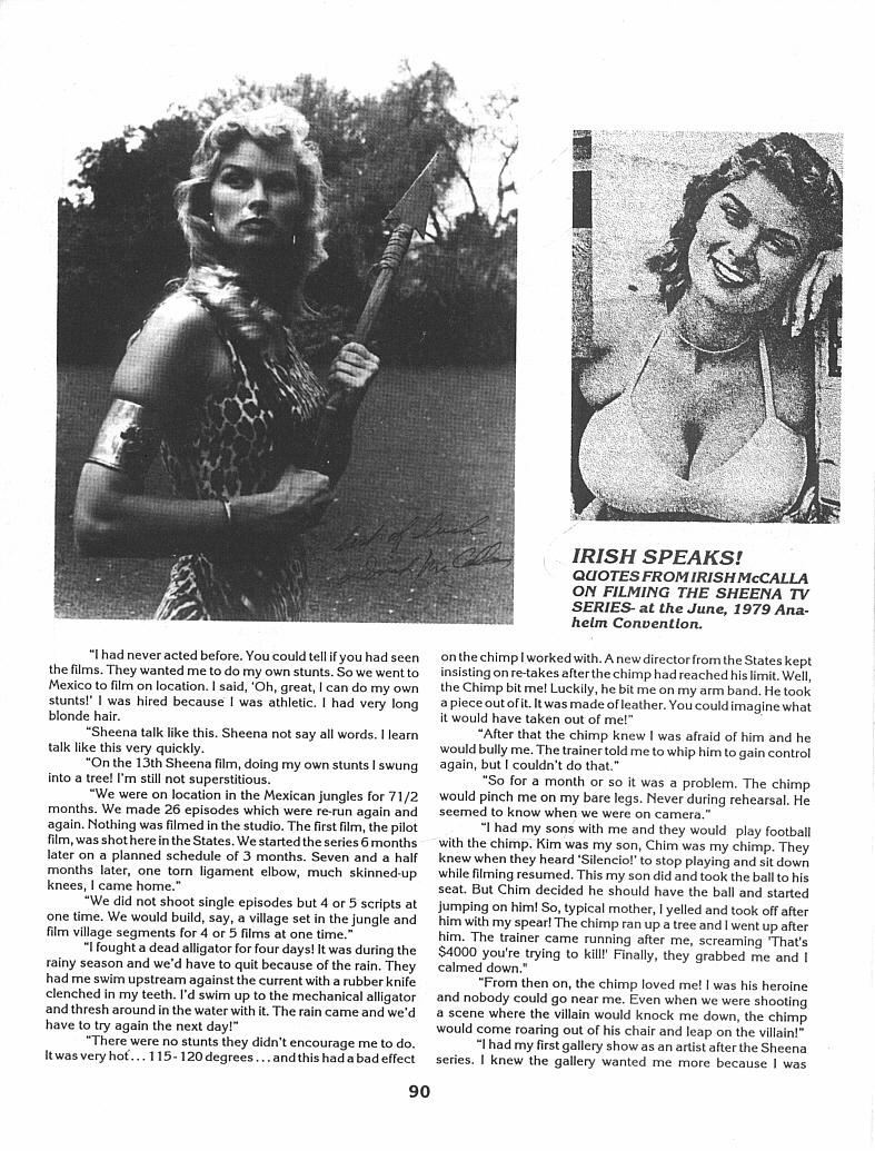 Read online TV's Original Sheena Irish McCalla comic -  Issue # TPB - 92