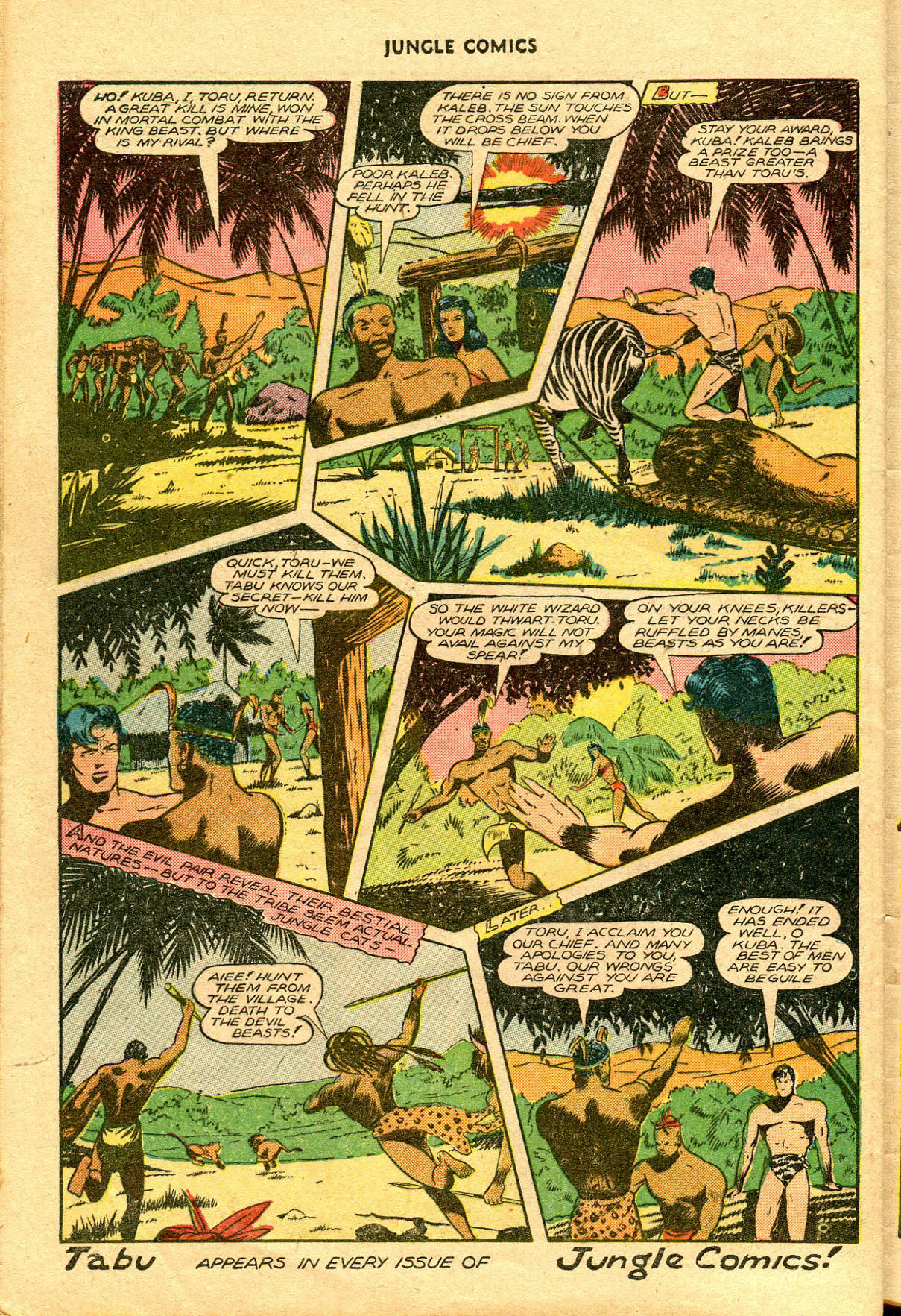 Read online Jungle Comics comic -  Issue #75 - 42