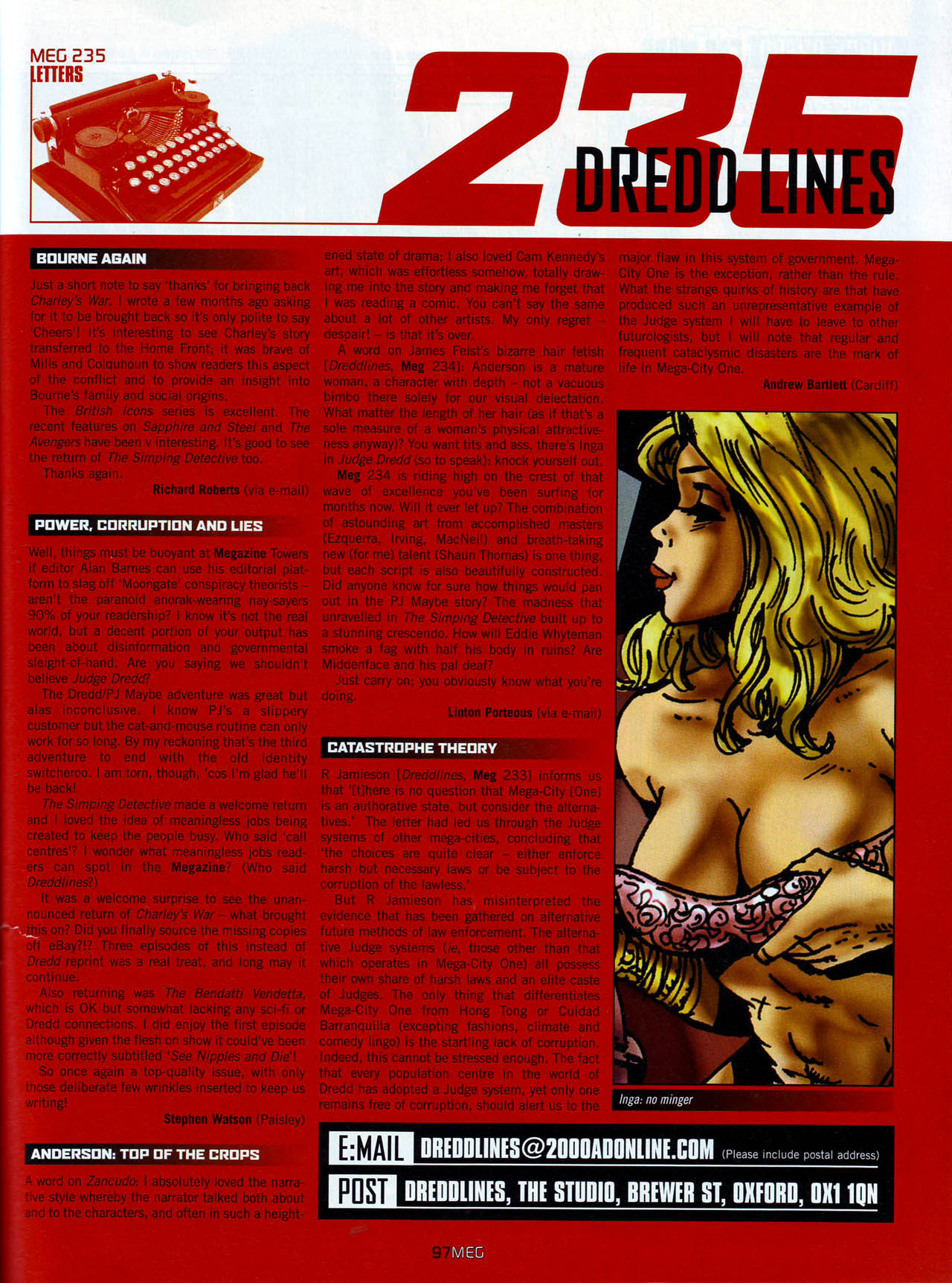 Read online Judge Dredd Megazine (Vol. 5) comic -  Issue #235 - 96