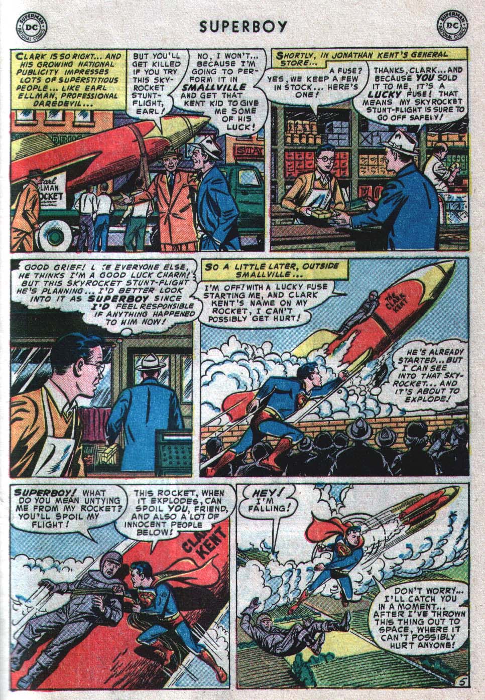 Read online Superboy (1949) comic -  Issue #28 - 6