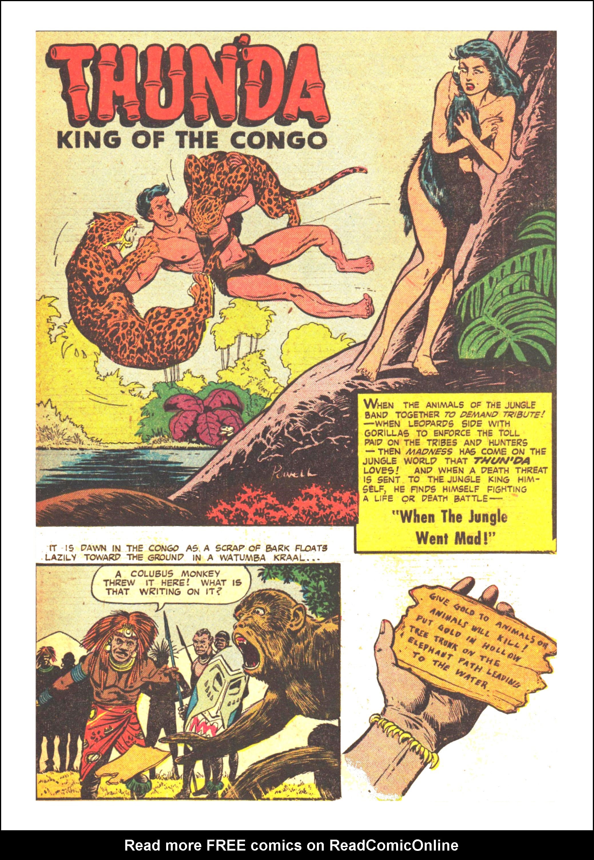 Read online Thun'da: King of the Congo comic -  Issue #4 - 3