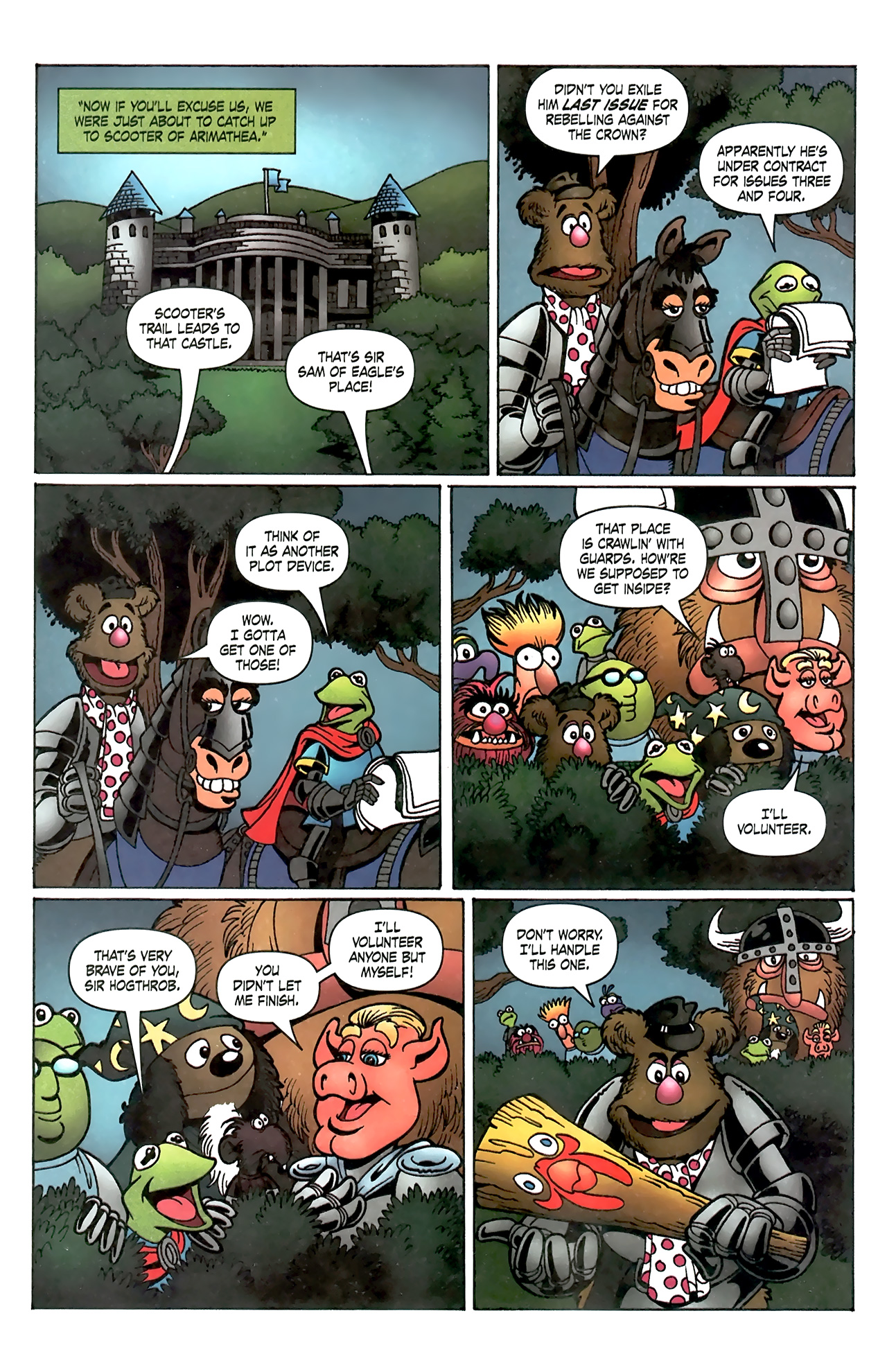 Read online Muppet King Arthur comic -  Issue #3 - 19