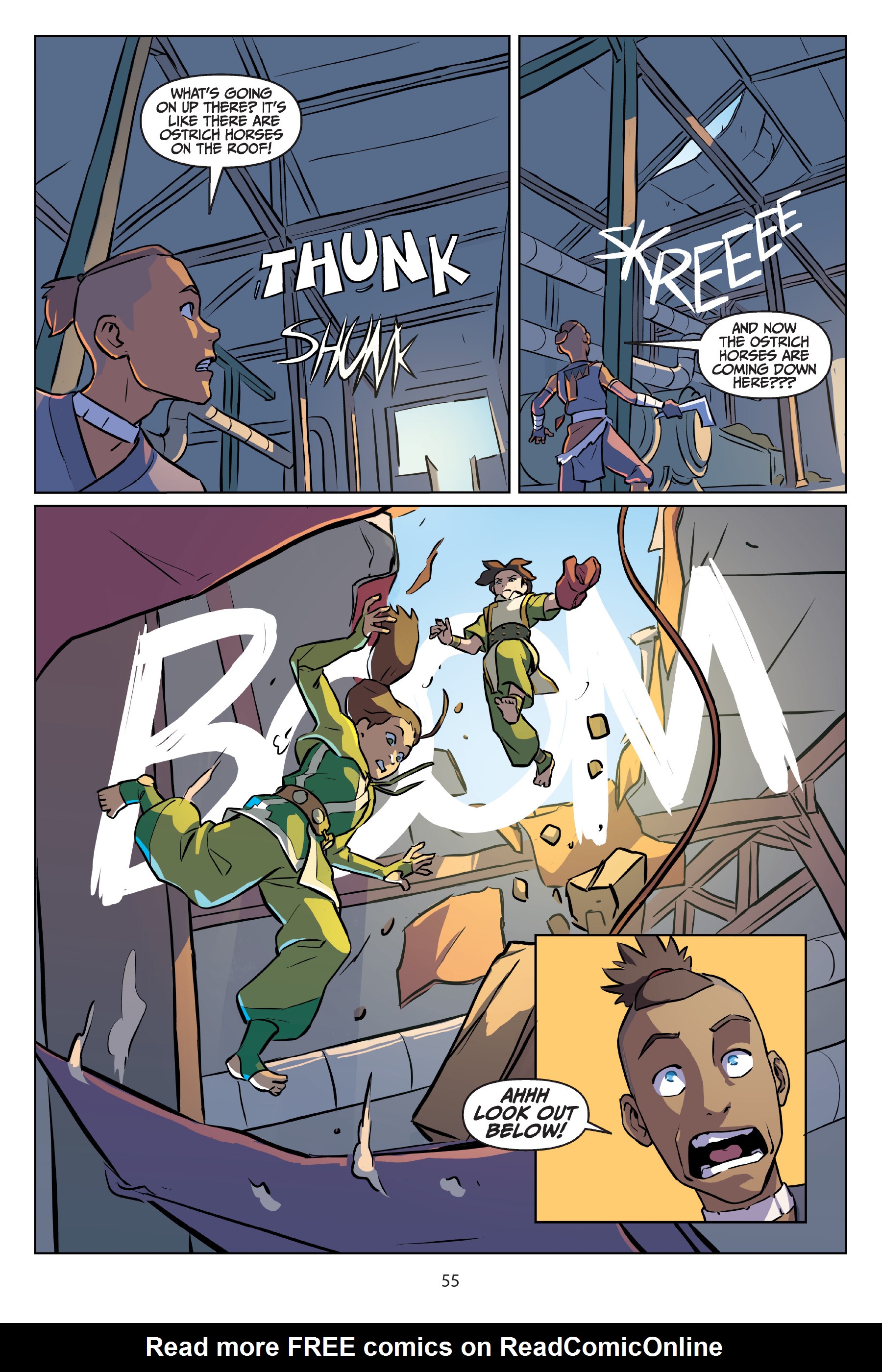 Read online Nickelodeon Avatar: The Last Airbender - Imbalance comic -  Issue # TPB 3 - 56