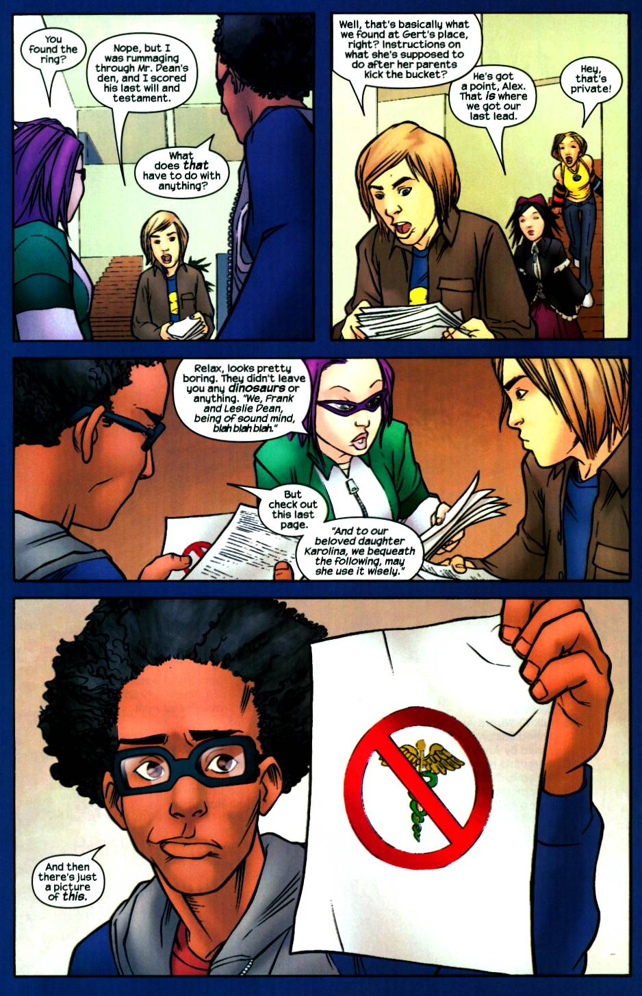 Read online Runaways (2003) comic -  Issue #3 - 16