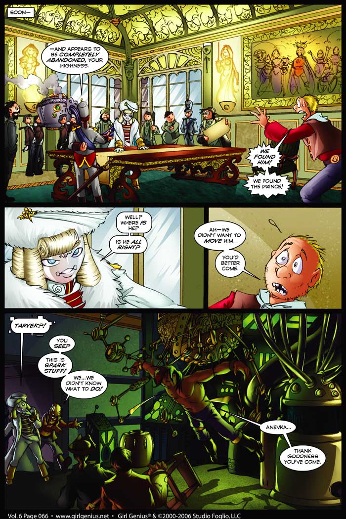 Read online Girl Genius (2002) comic -  Issue #6 - 67