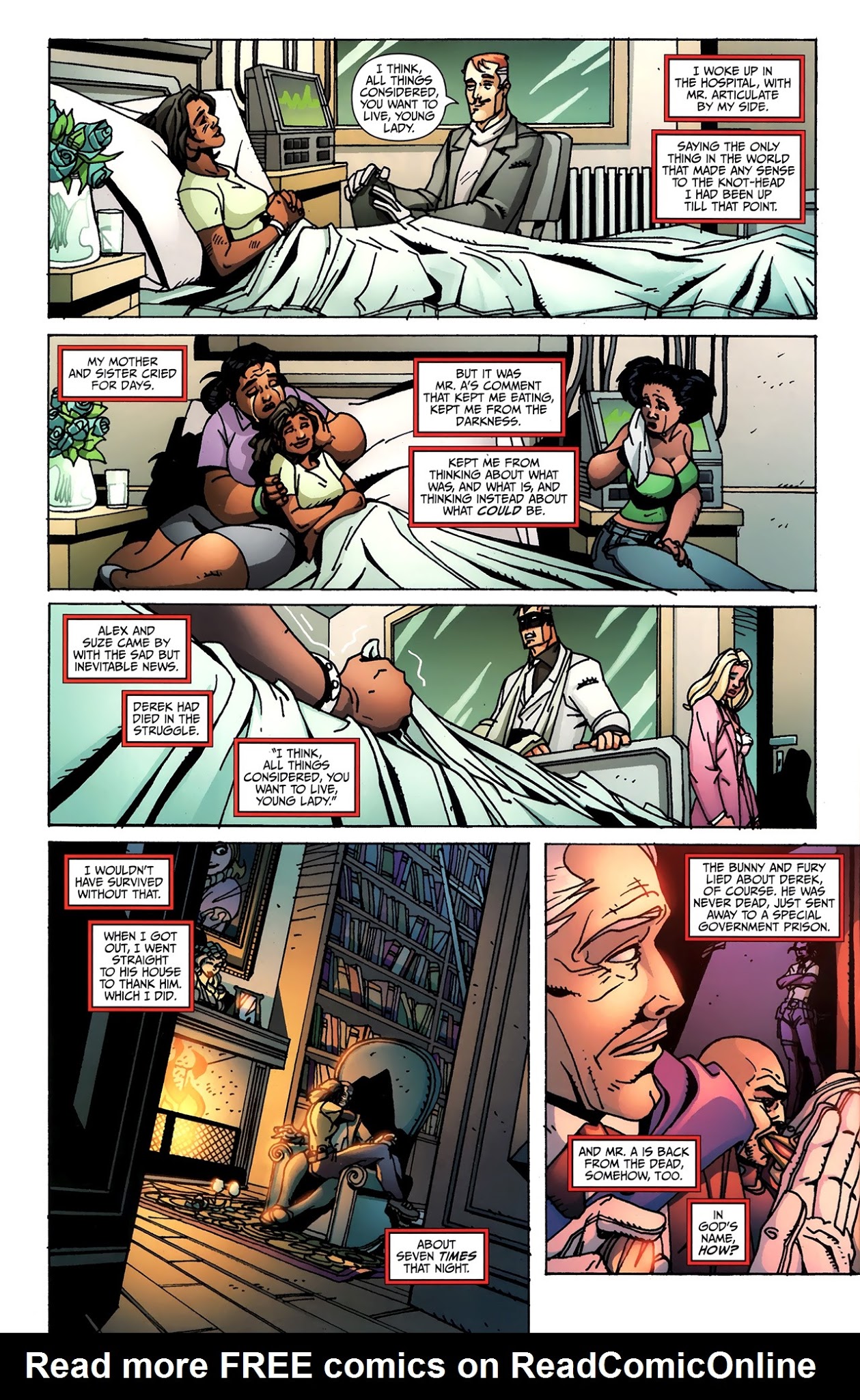 Read online Welcome To Tranquility: One Foot In The Grave comic -  Issue #6 - 8