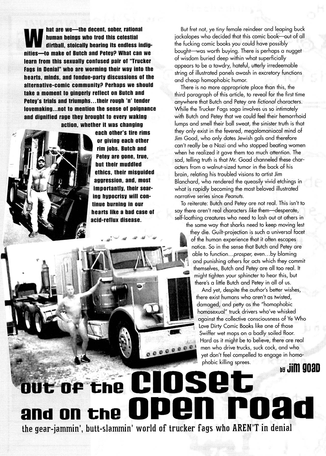 Read online Trucker Fags in Denial comic -  Issue # Full - 31
