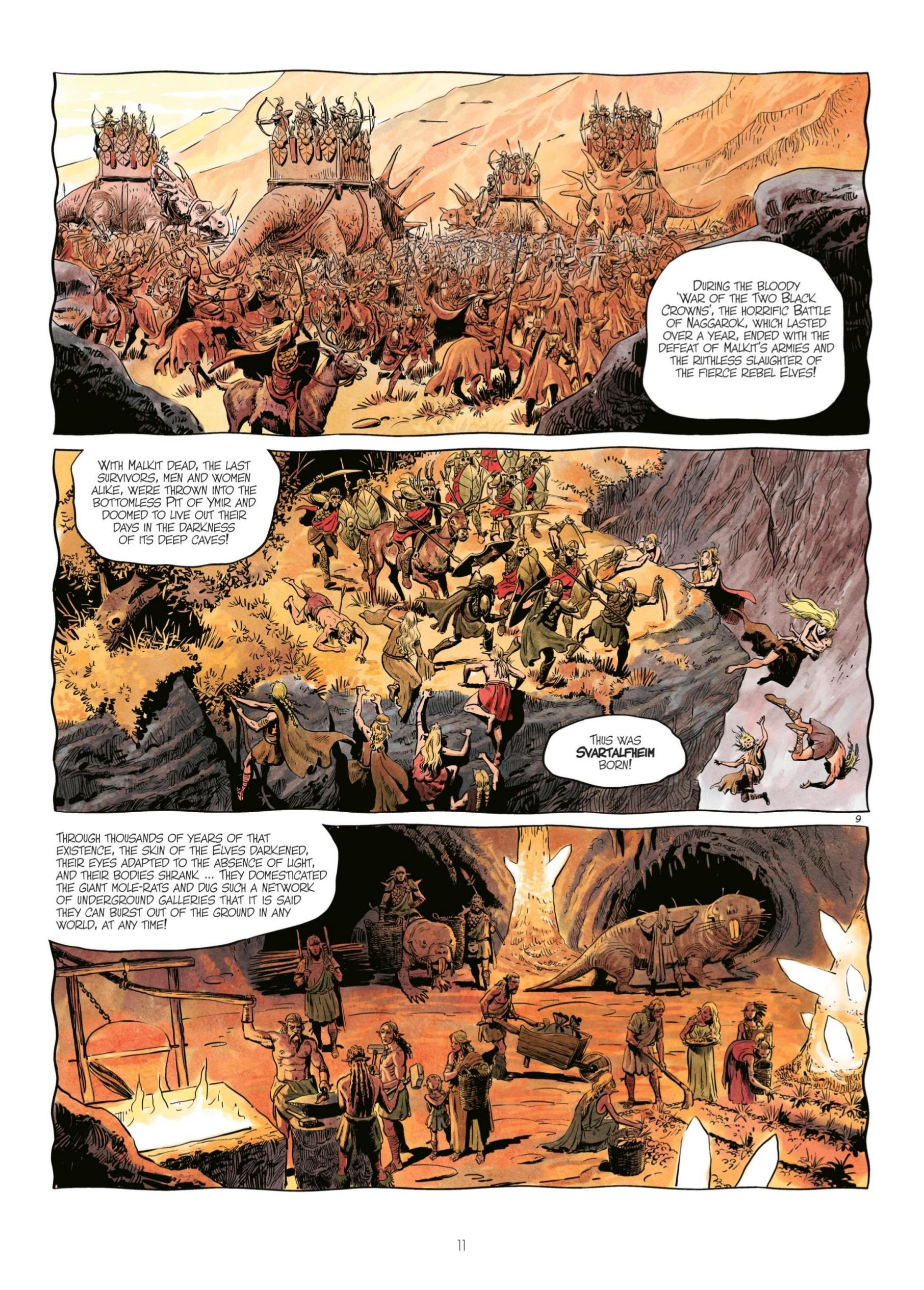 Read online The World of Thorgal: Wolfcub comic -  Issue #7 - 13